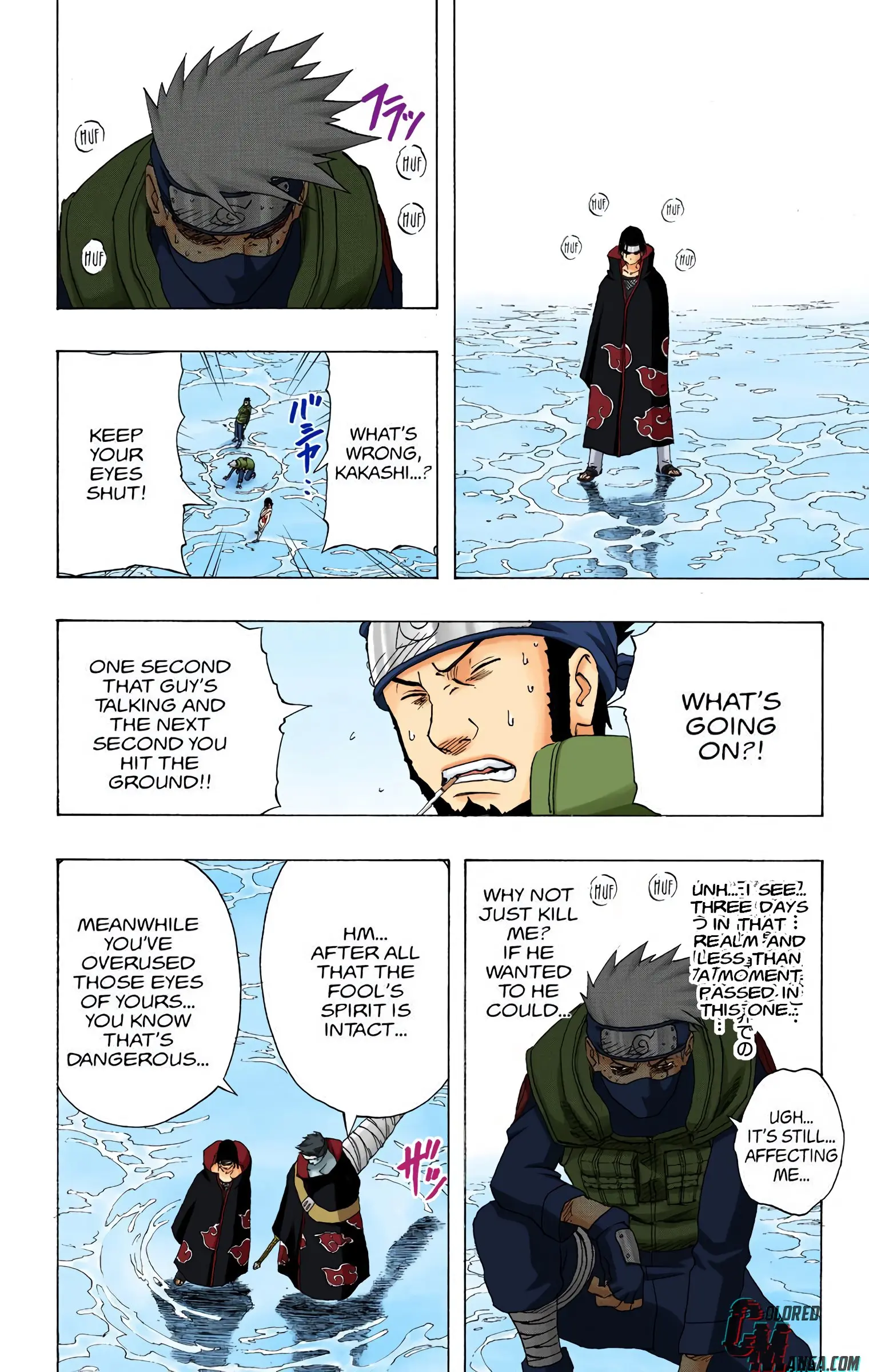 Naruto Colored Manga Online, chapter 142, page 17