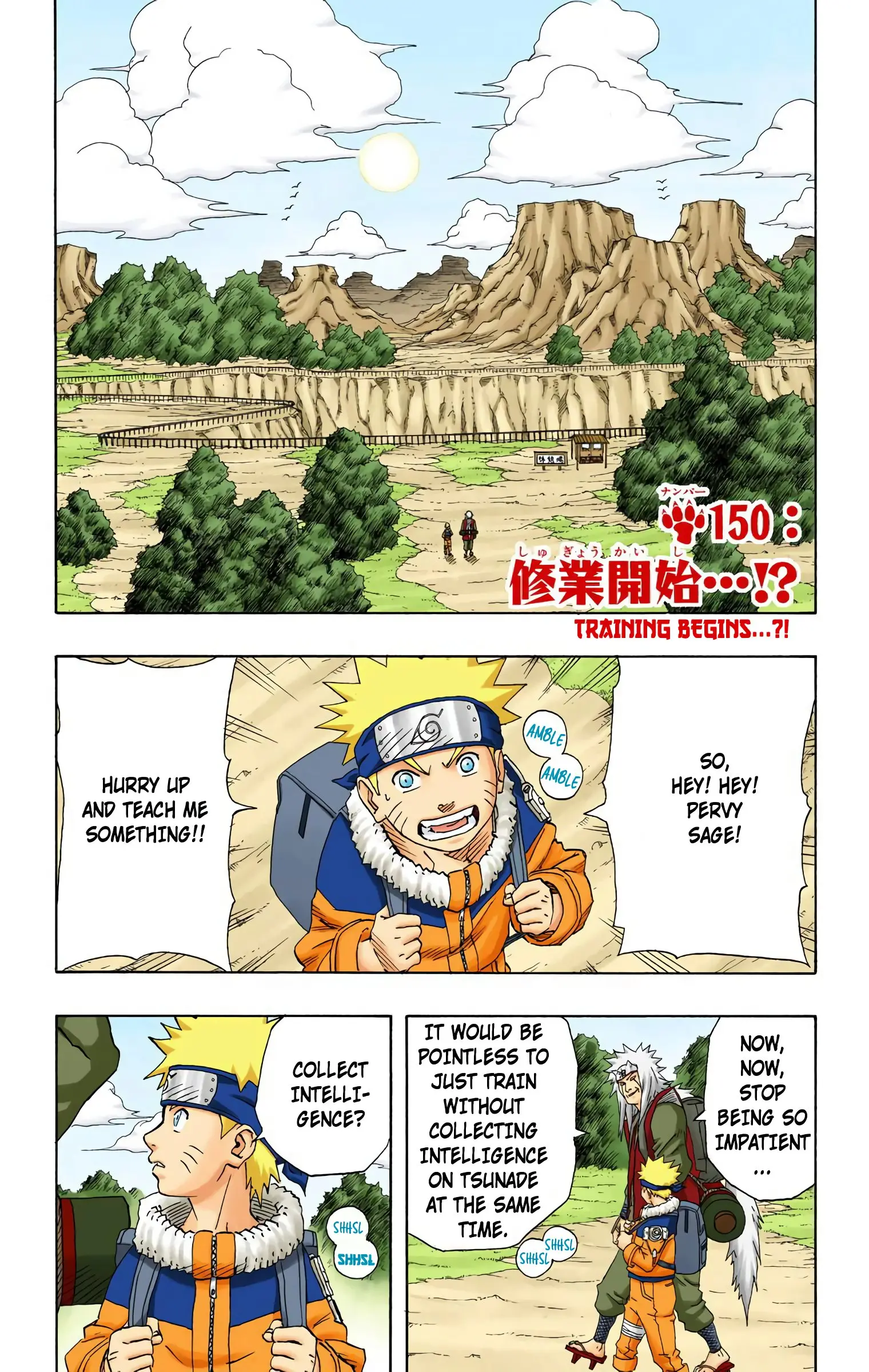 Naruto Colored Manga Online, chapter 150, page 1