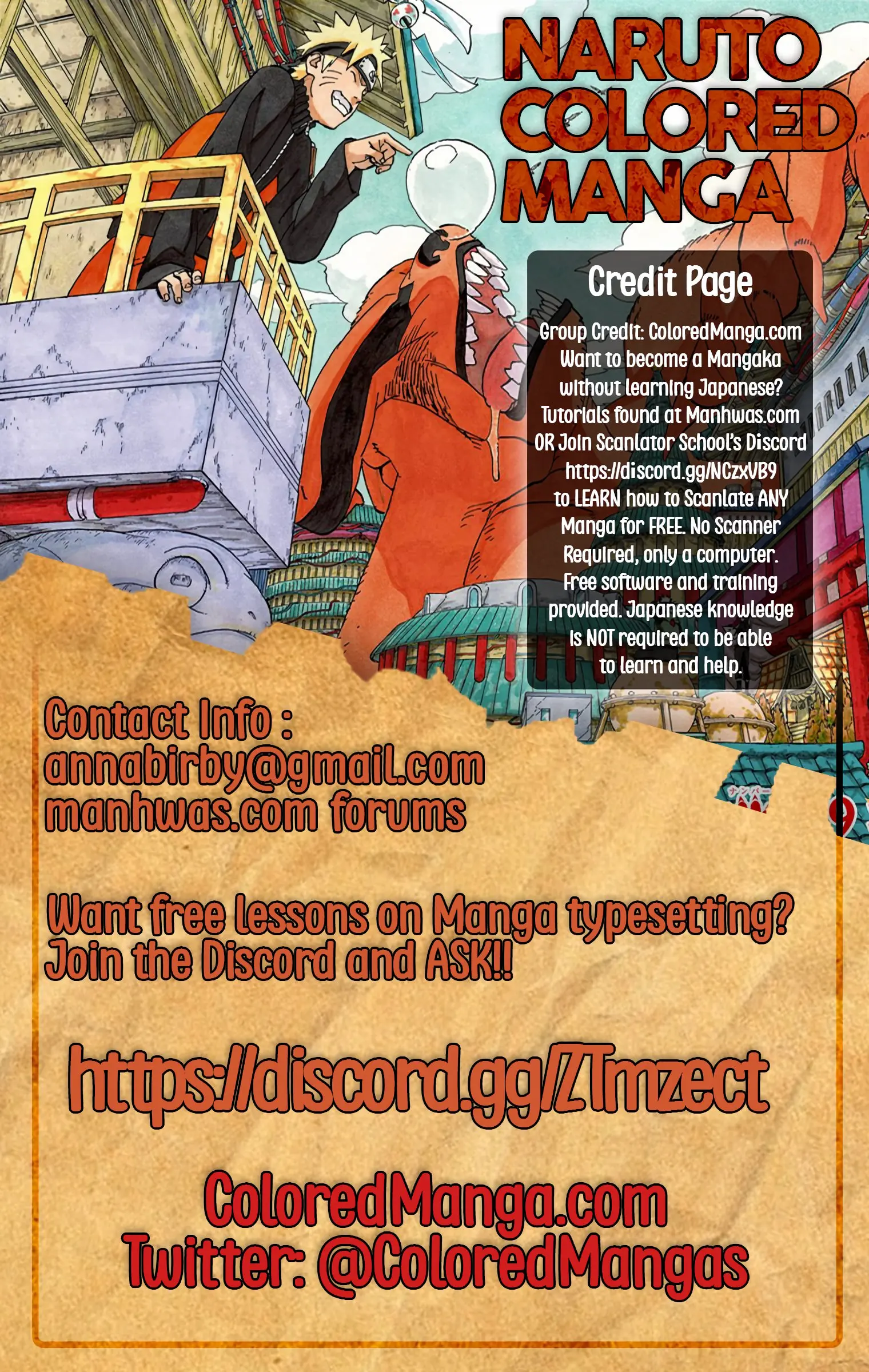Naruto Colored Manga Online, chapter 160, page 20