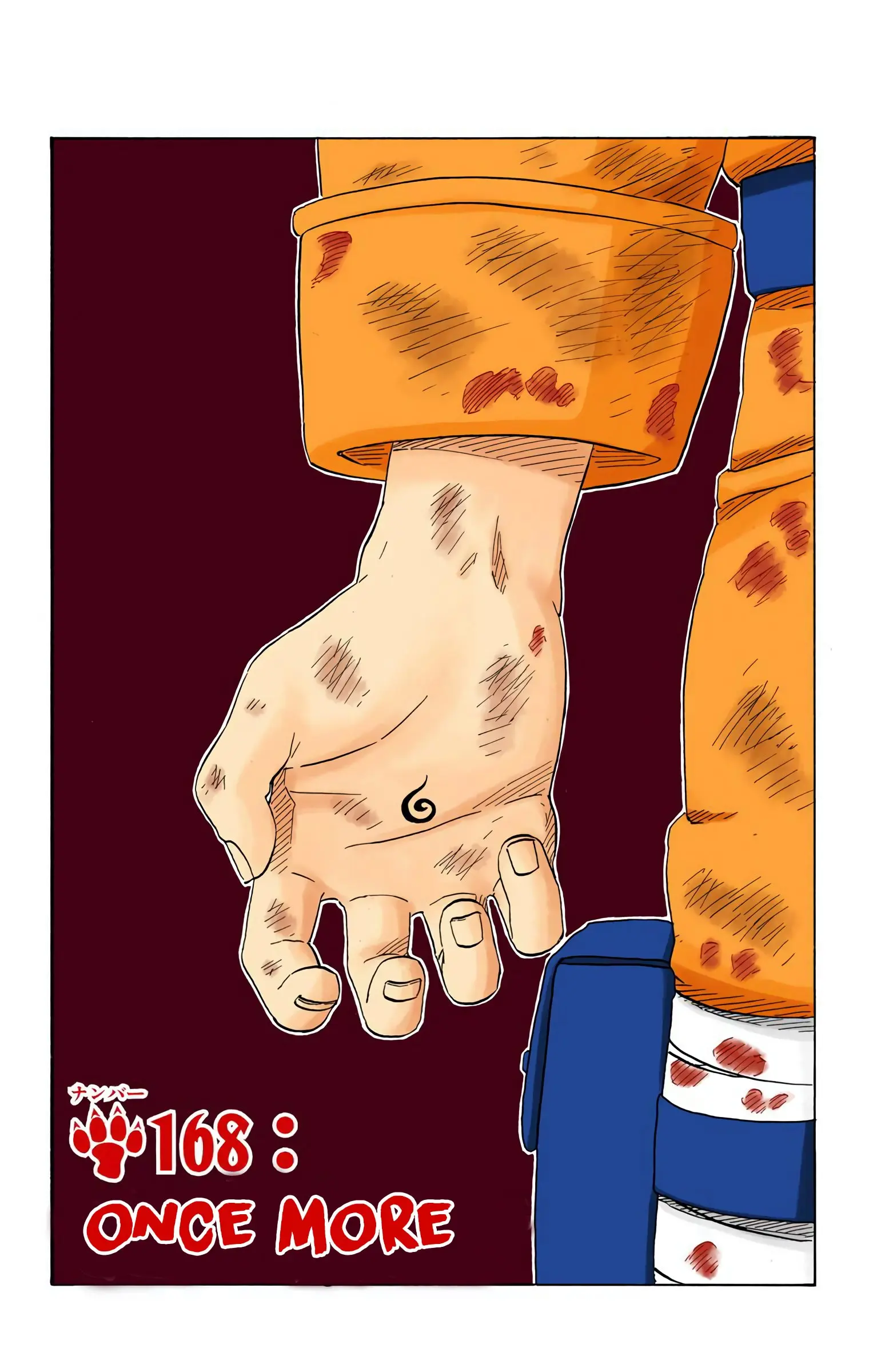 Naruto Colored Manga Online, chapter 168, page 1