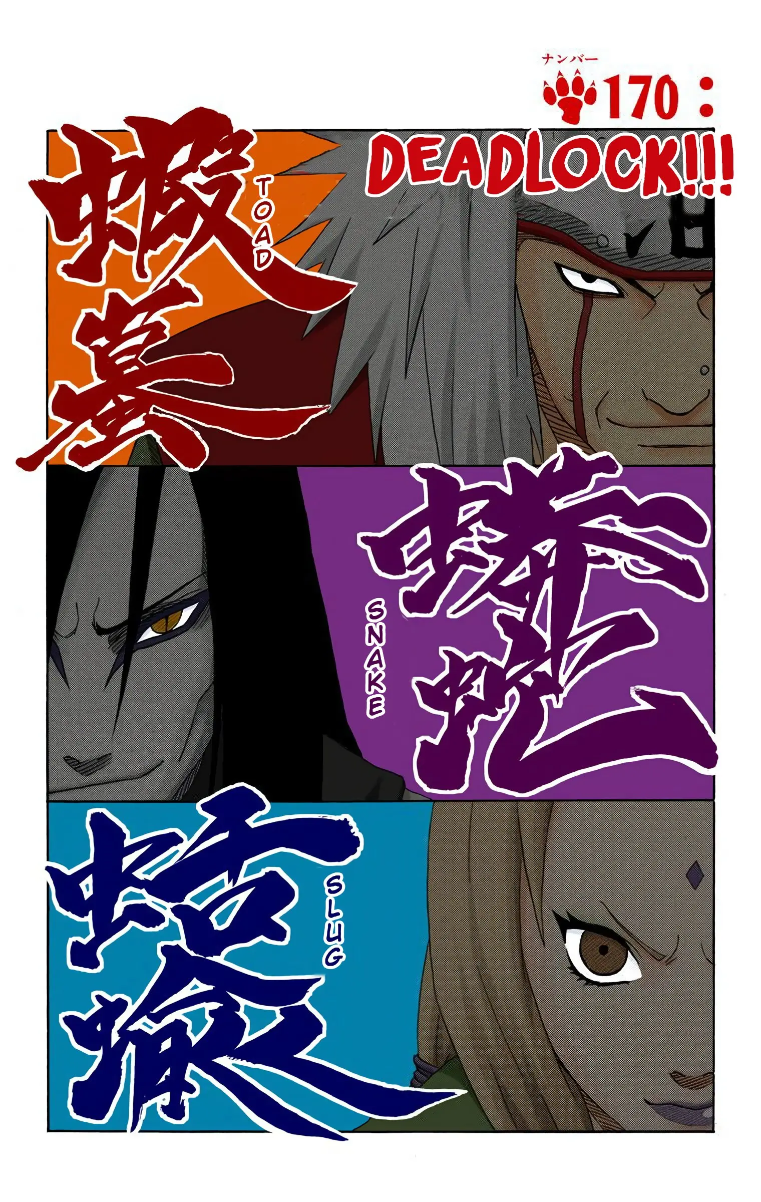 Naruto Colored Manga Online, chapter 170, page 1