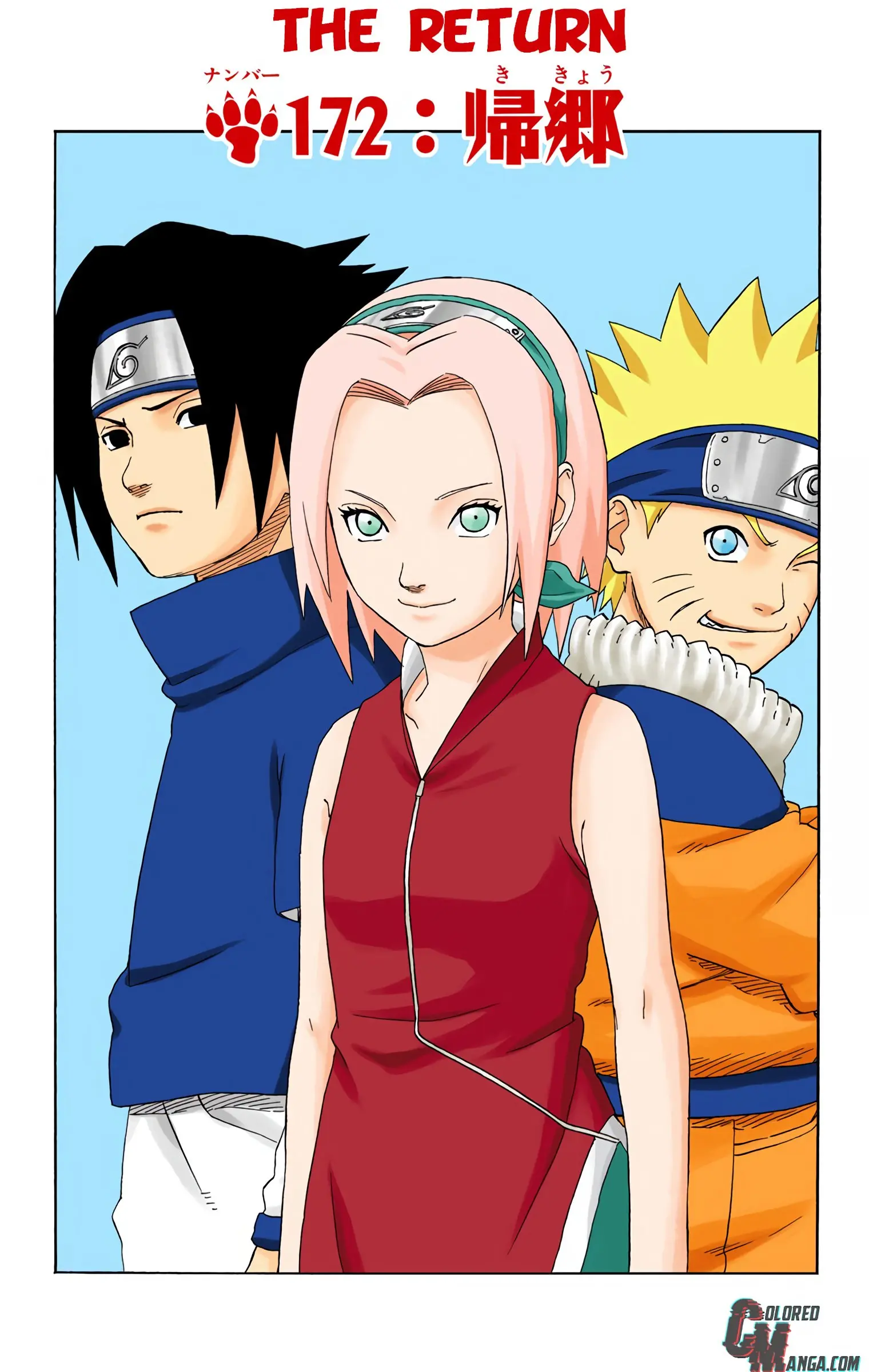 Naruto Colored Manga Online, chapter 172, page 7