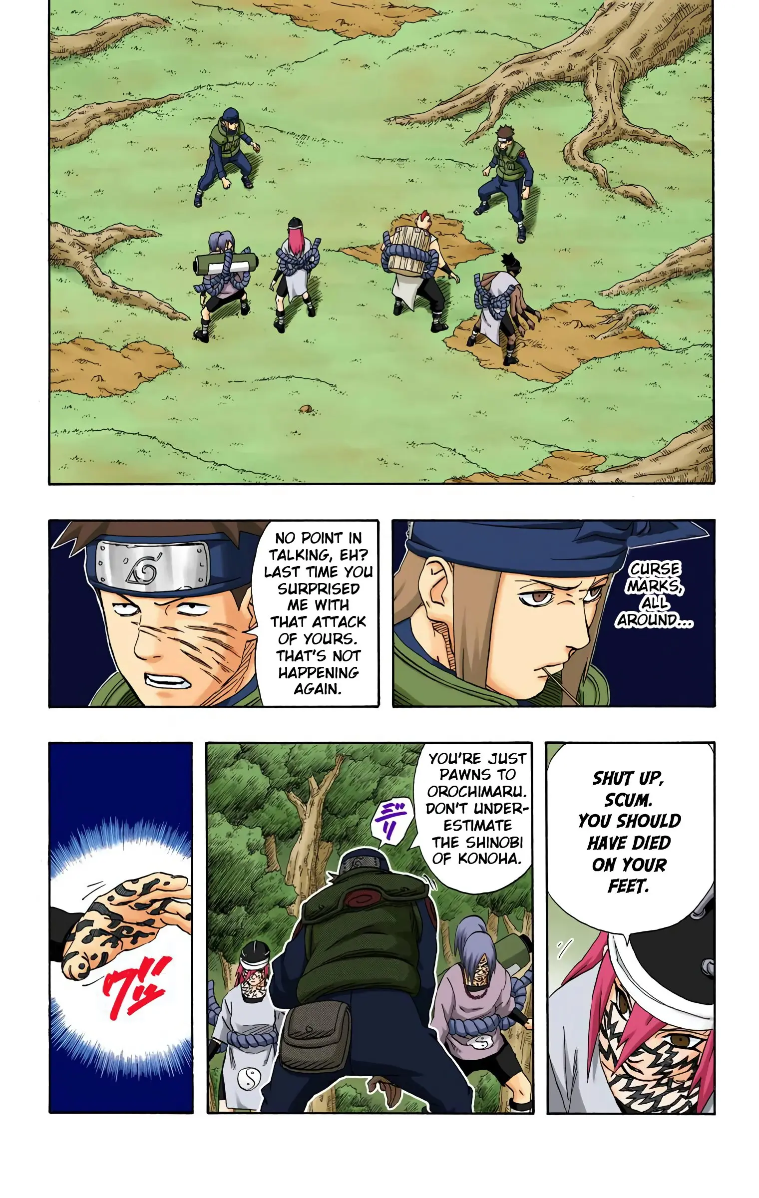 Naruto Colored Manga Online, chapter 185, page 3