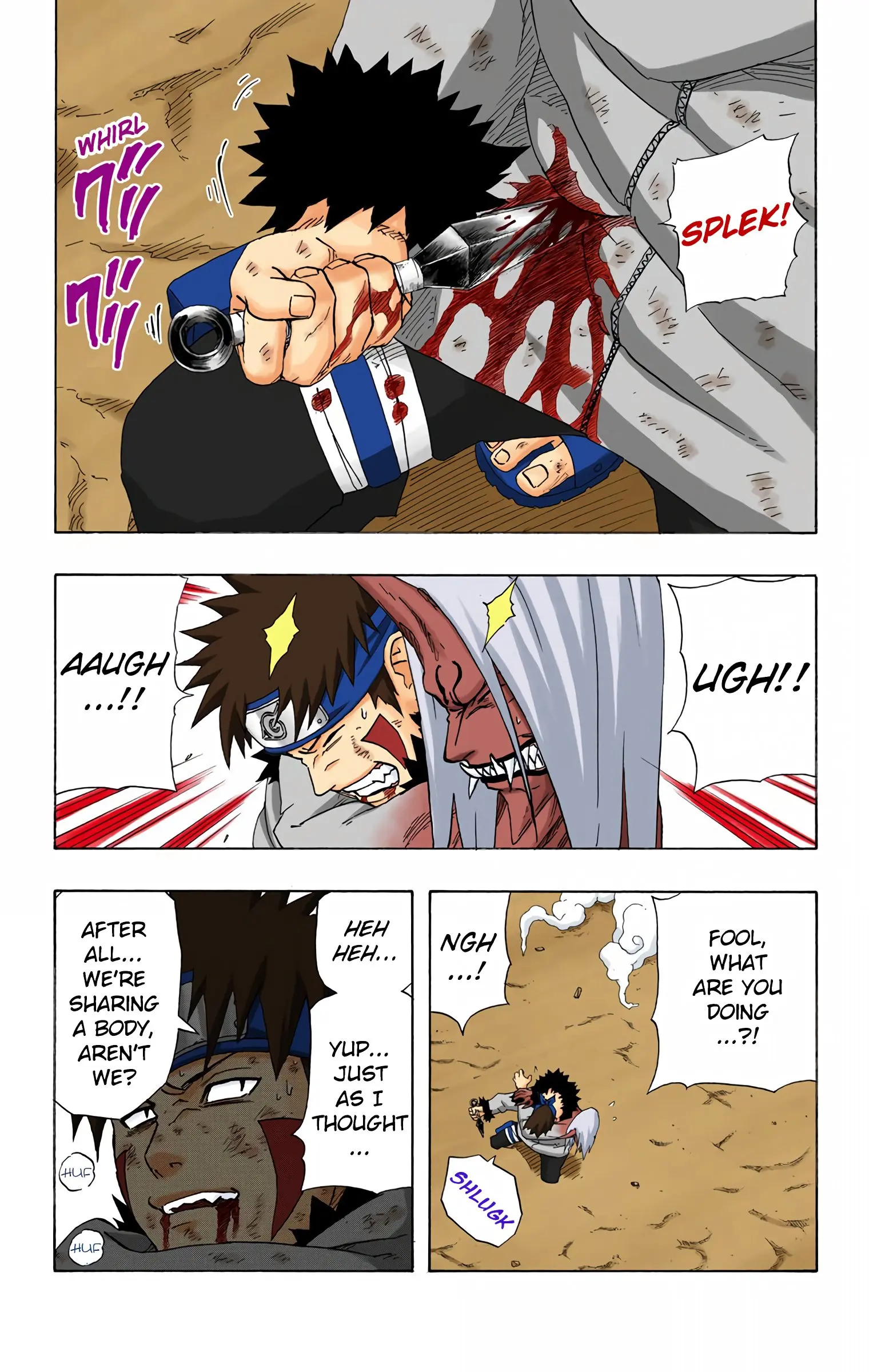 Naruto Colored Manga Online, chapter 205, page 2