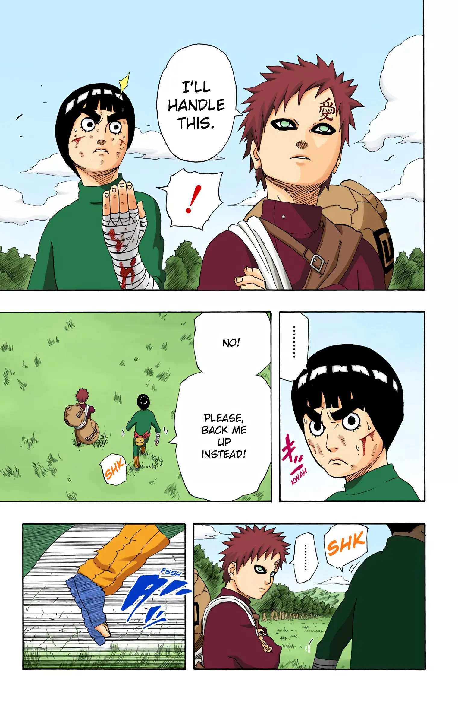Naruto Colored Manga Online, chapter 215, page 3