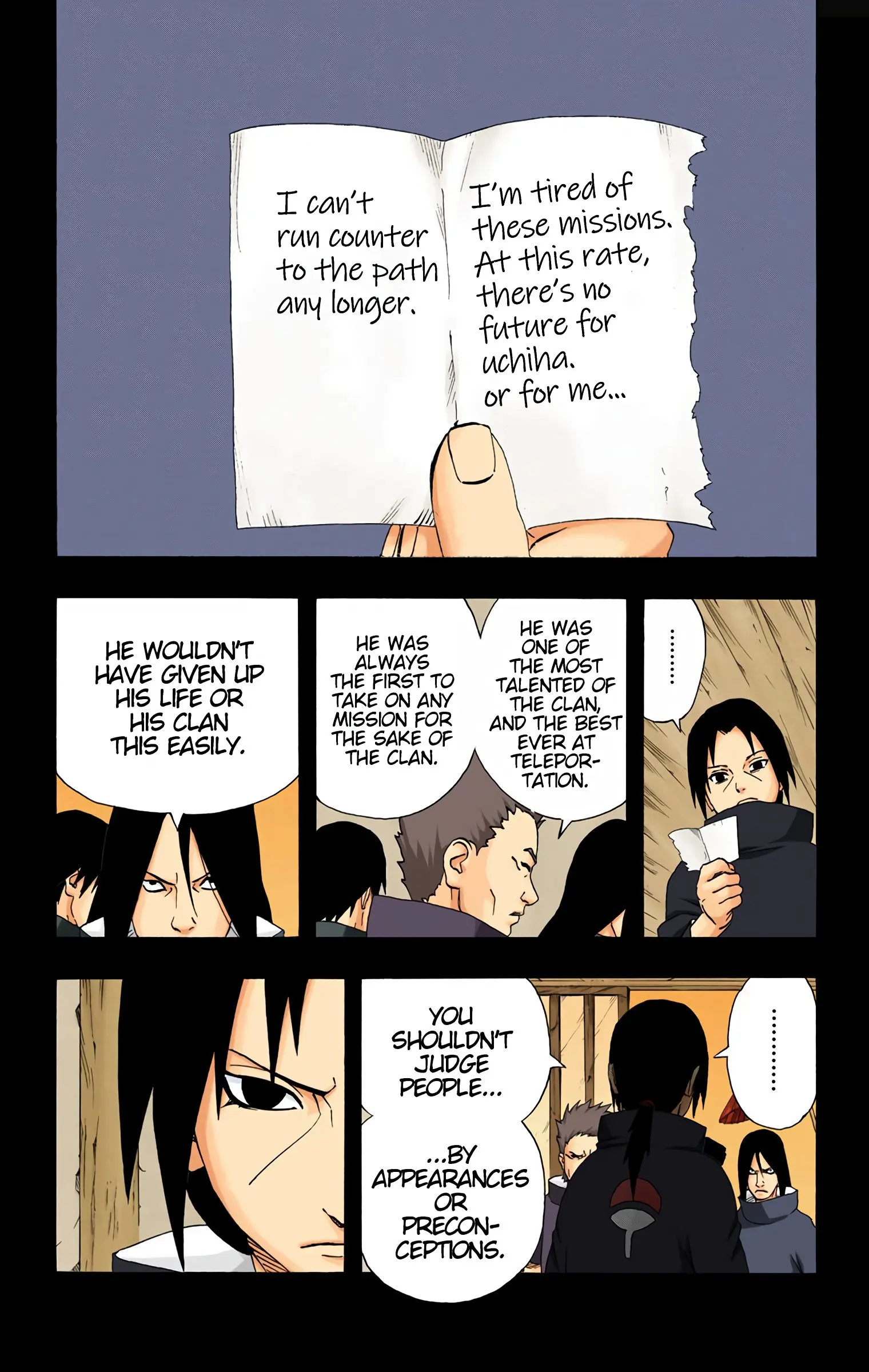 Naruto Colored Manga Online, chapter 222, page 7