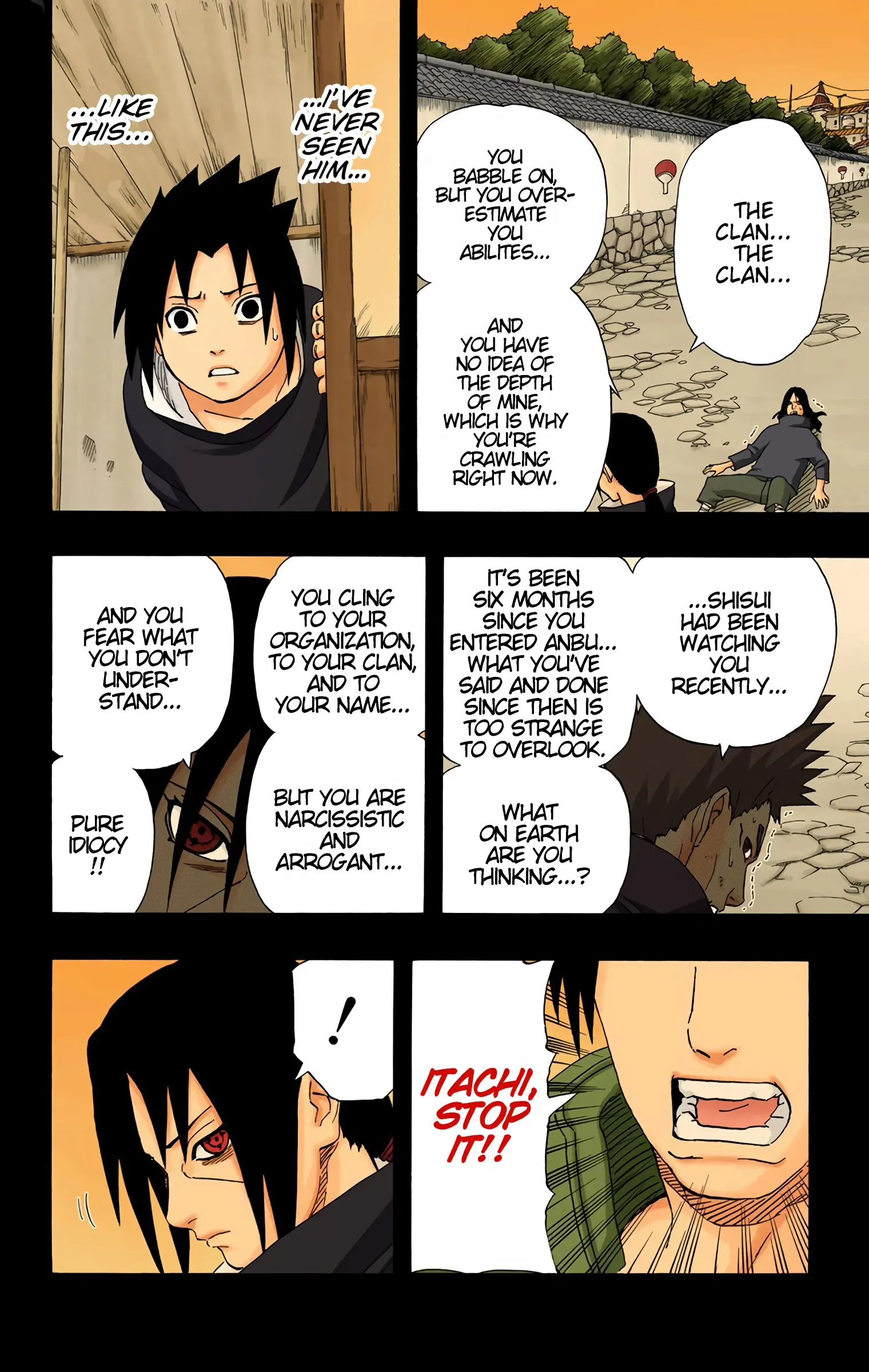 Naruto Colored Manga Online, chapter 222, page 12