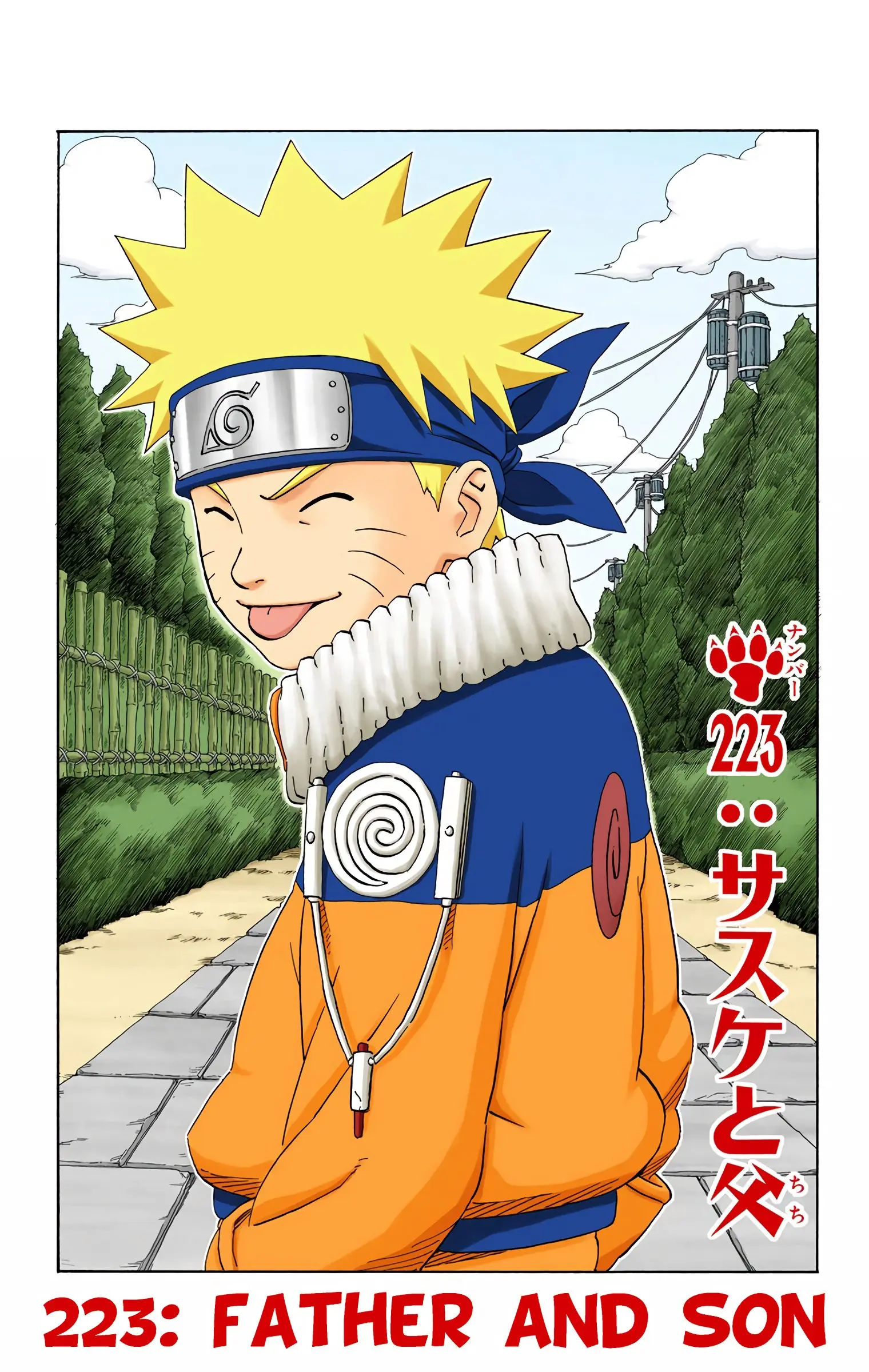 Naruto Colored Manga Online, chapter 223, page 1