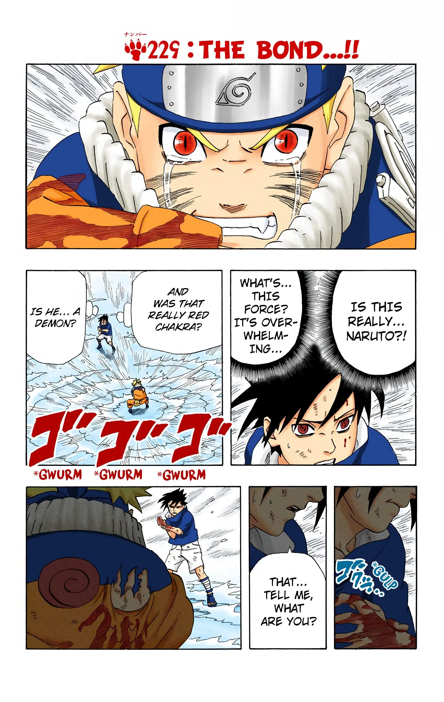 Naruto Colored Manga Online, chapter 229, page 1