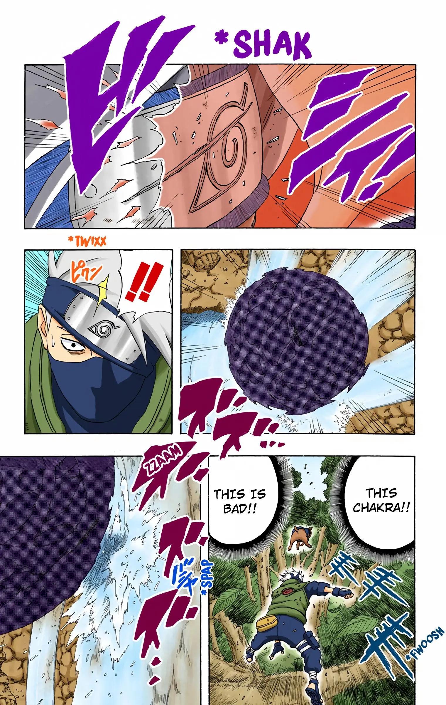 Naruto Colored Manga Online, chapter 233, page 3