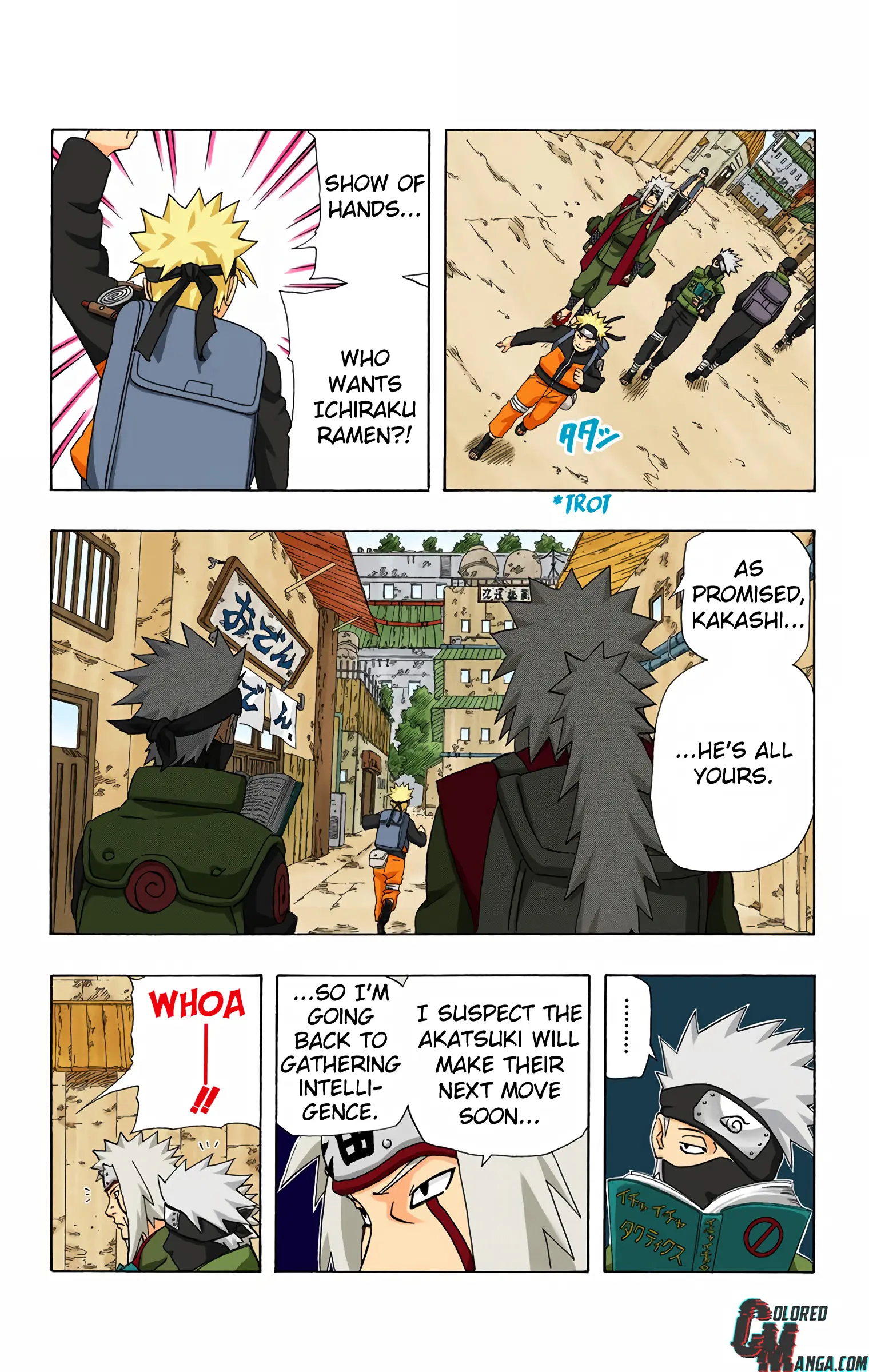 Naruto Colored Manga Online, chapter 245, page 17