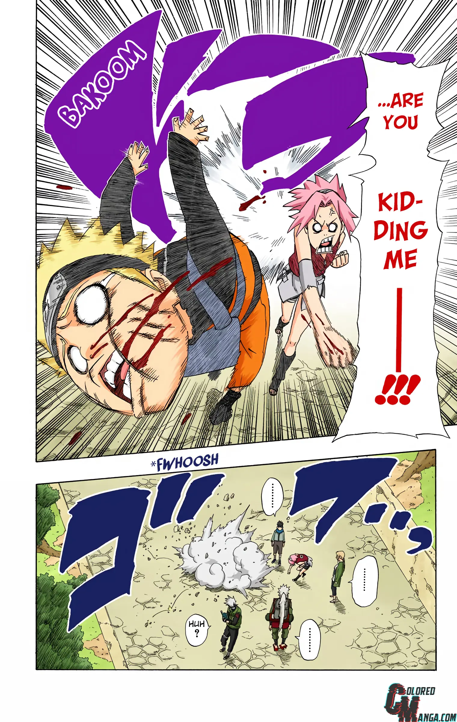 Naruto Colored Manga Online, chapter 245, page 22