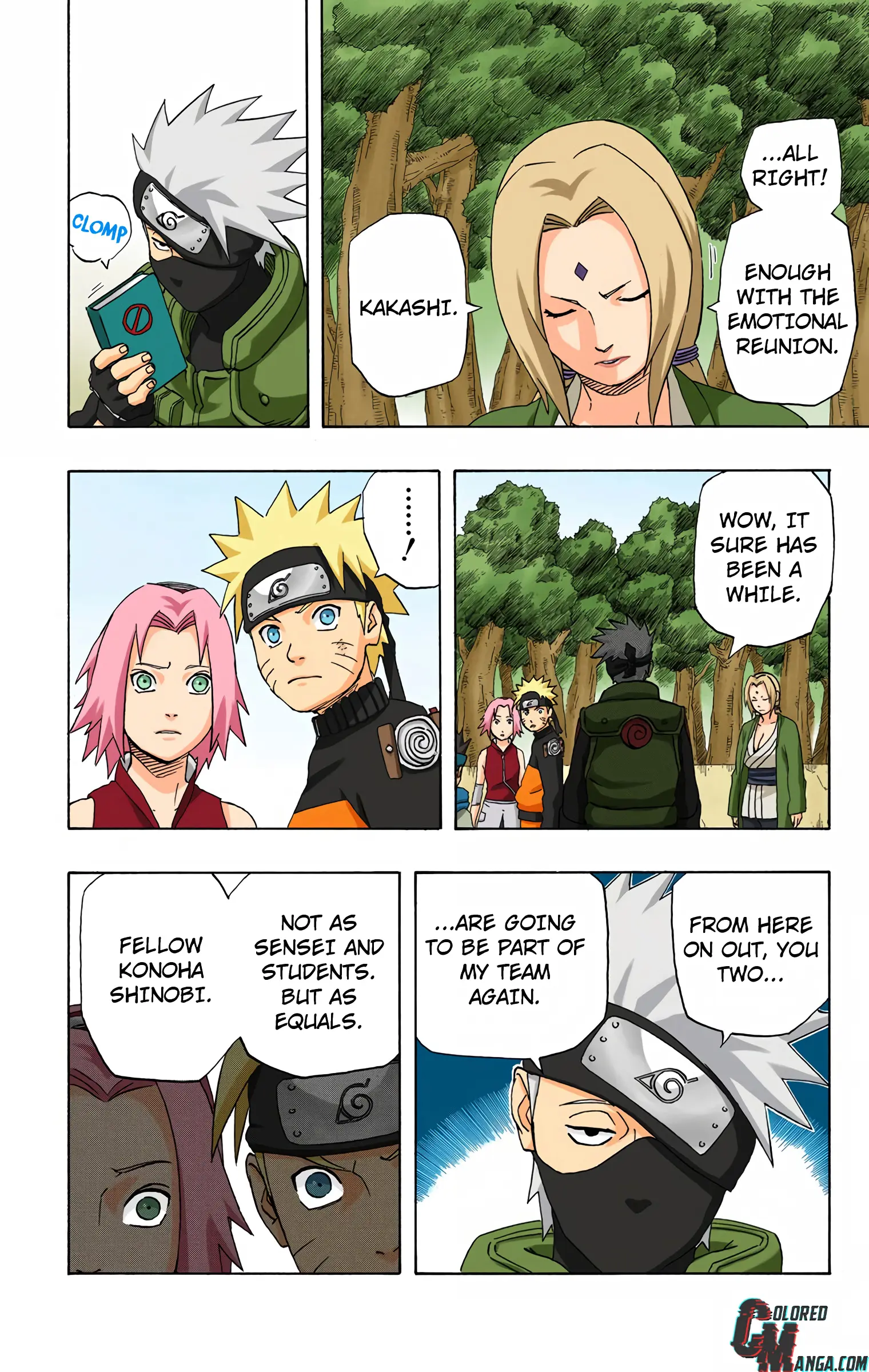 Naruto Colored Manga Online, chapter 245, page 24