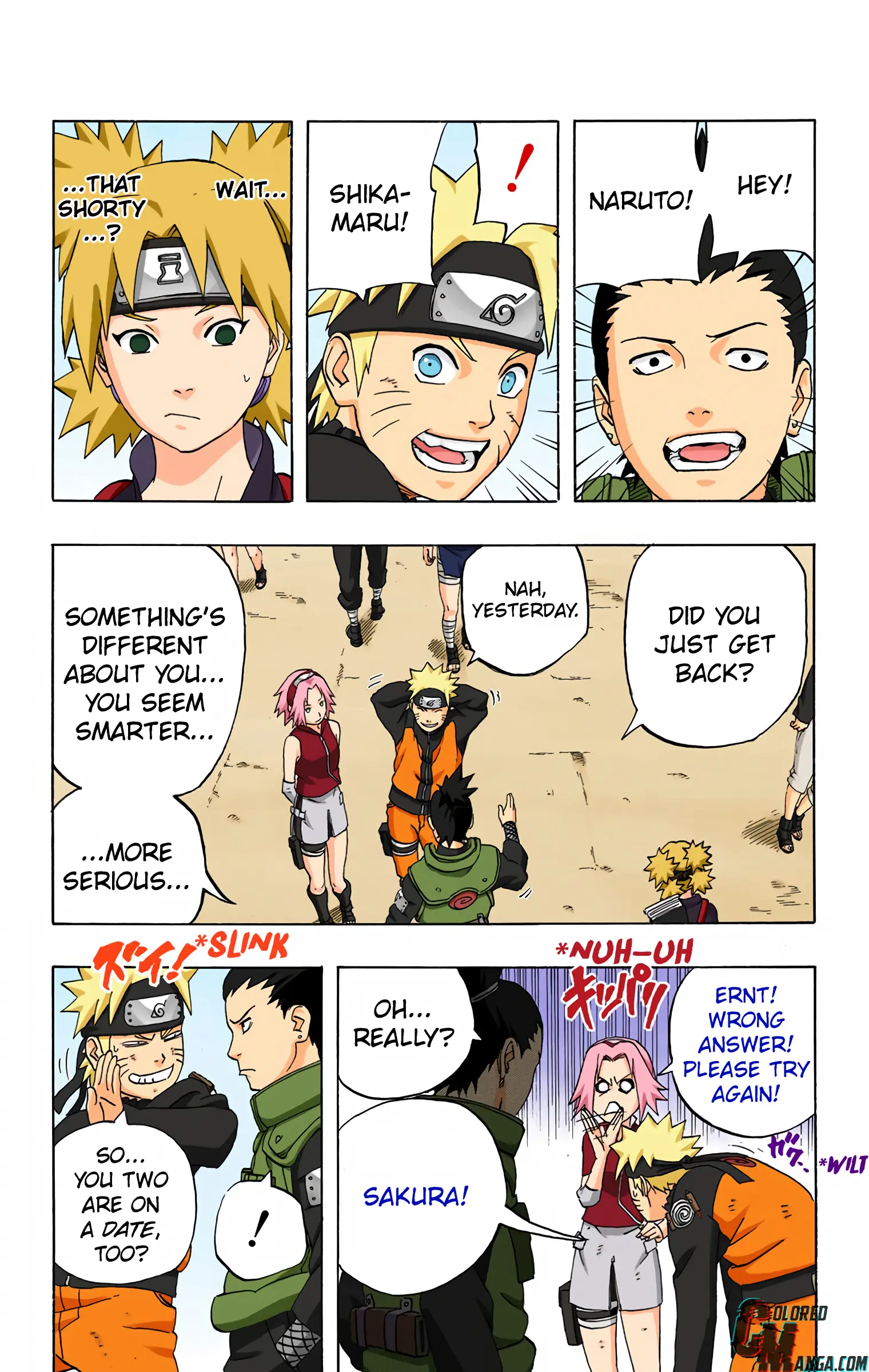Naruto Colored Manga Online, chapter 247, page 5