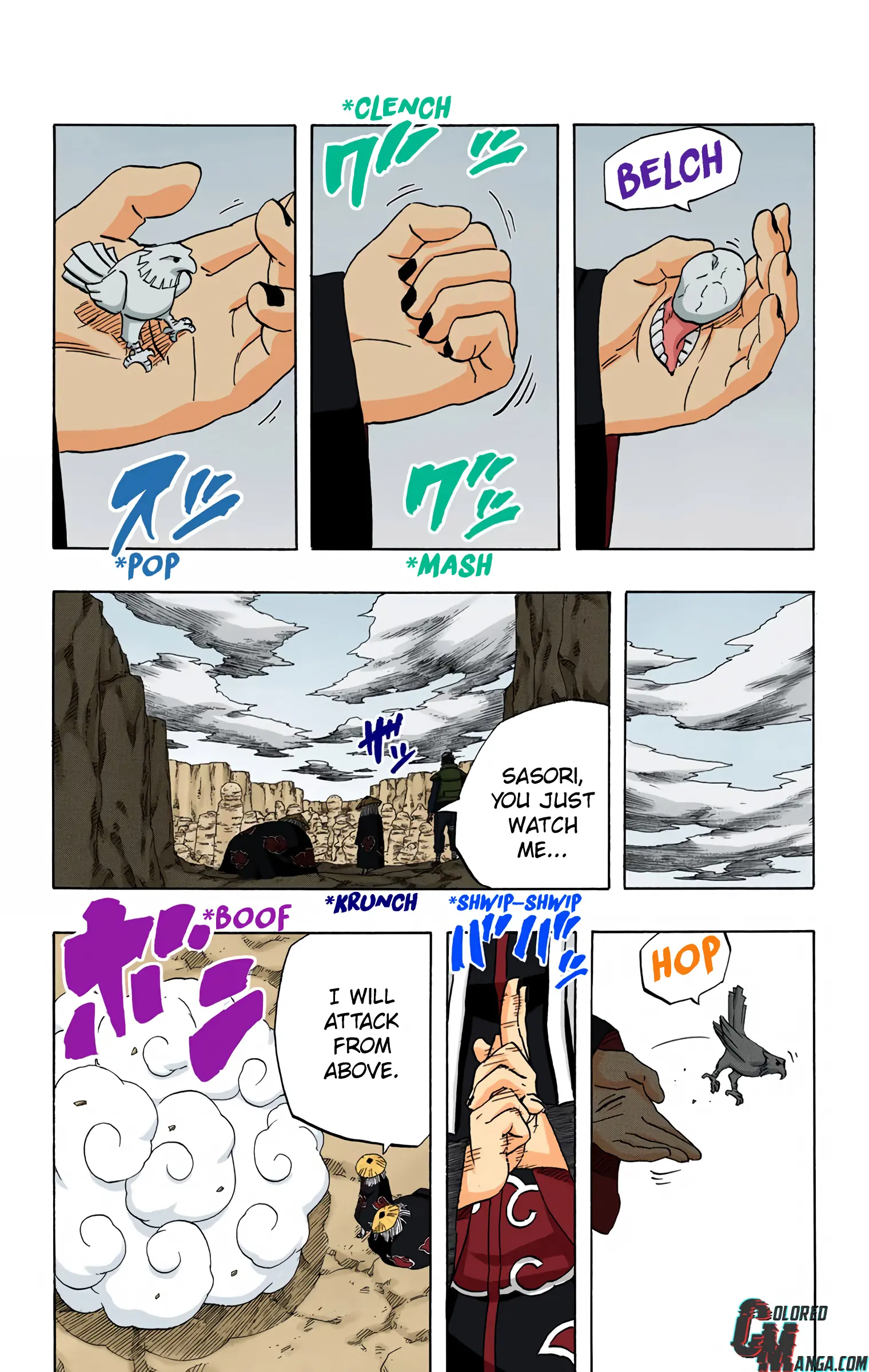Naruto Colored Manga Online, chapter 247, page 17