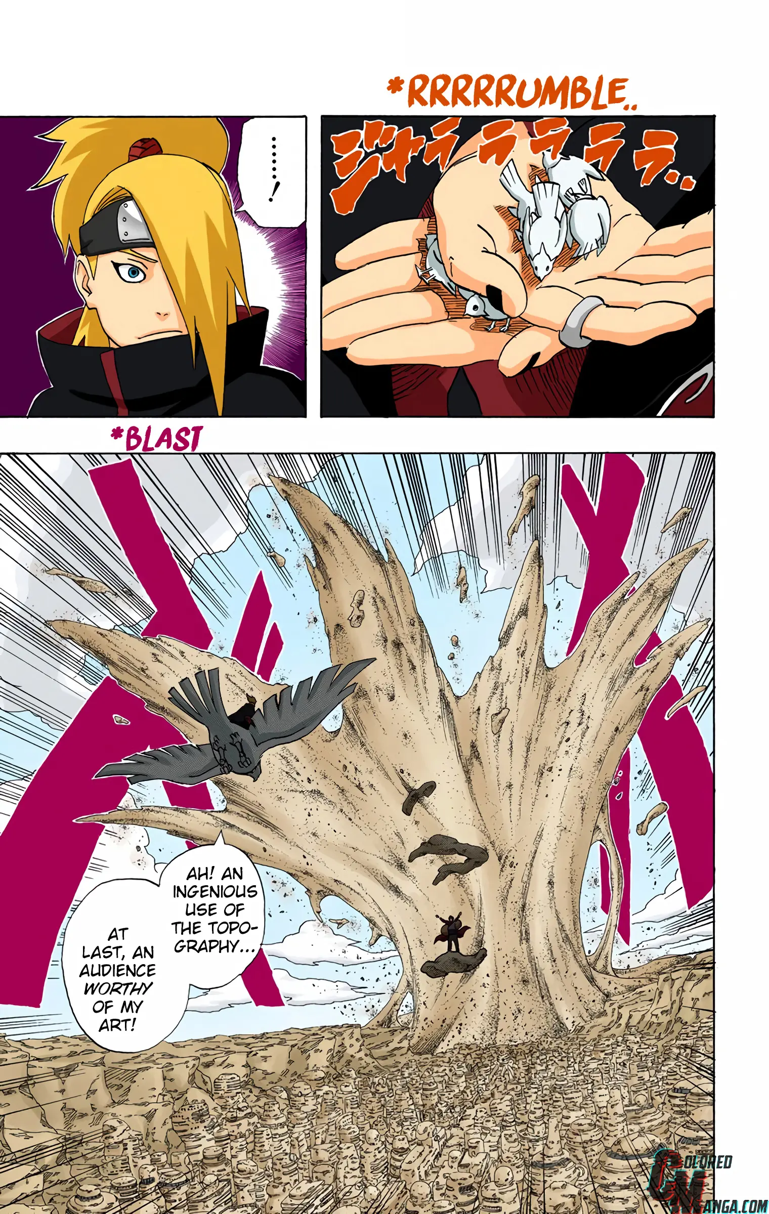 Naruto Colored Manga Online, chapter 248, page 11