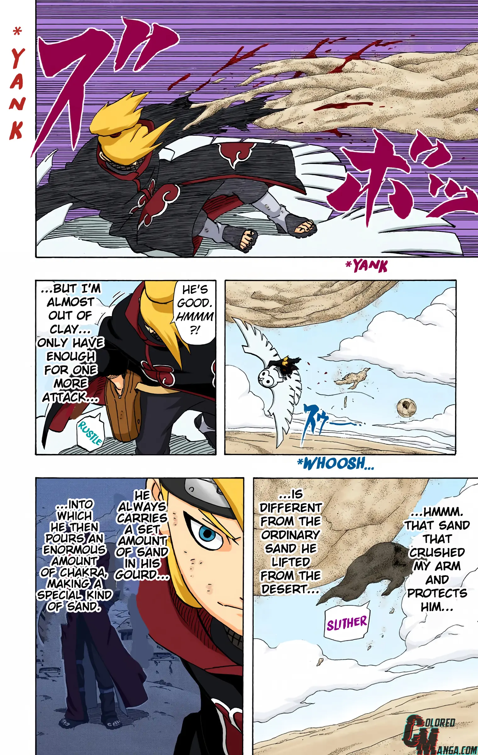 Naruto Colored Manga Online, chapter 249, page 2