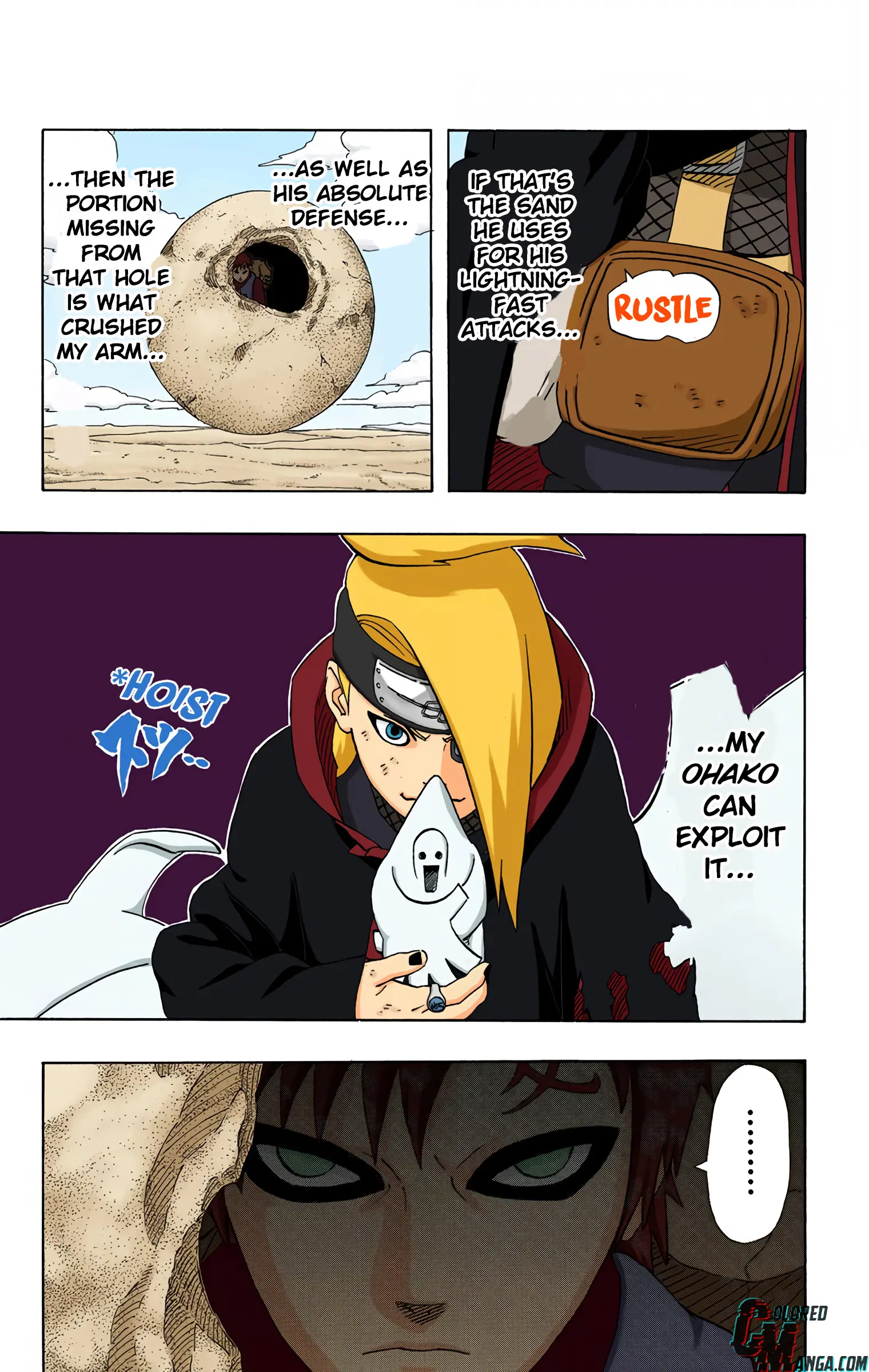 Naruto Colored Manga Online, chapter 249, page 3