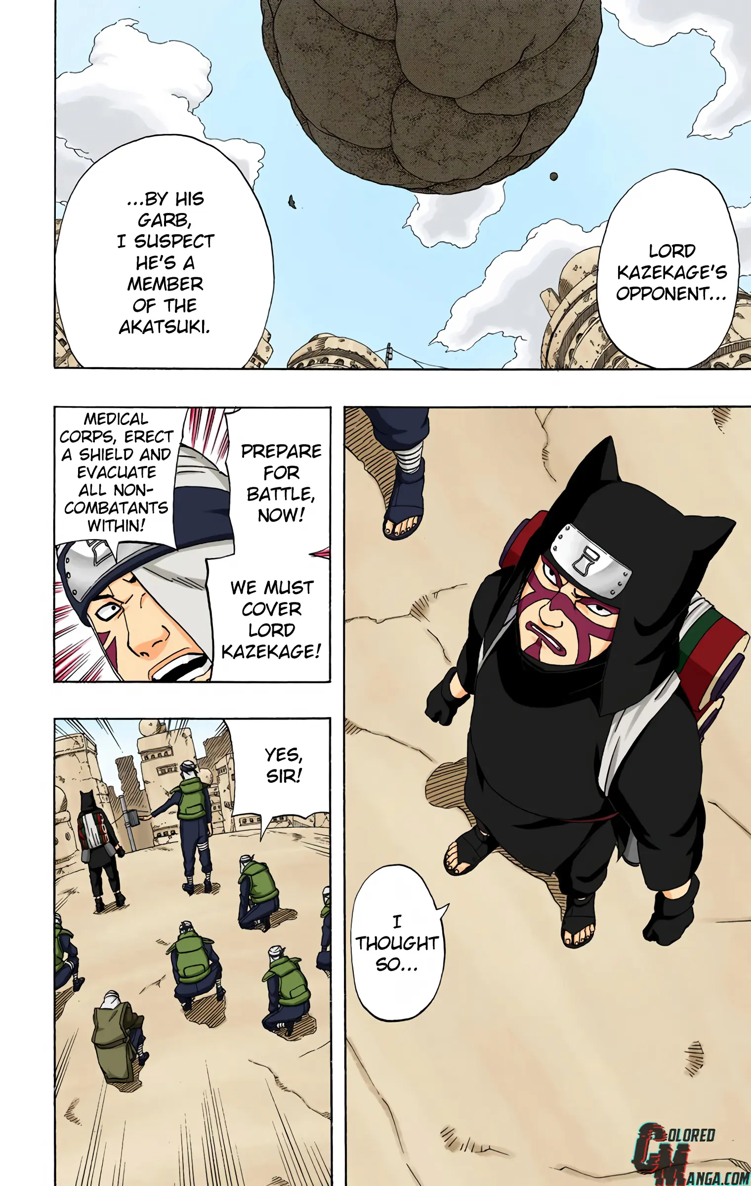 Naruto Colored Manga Online, chapter 249, page 4