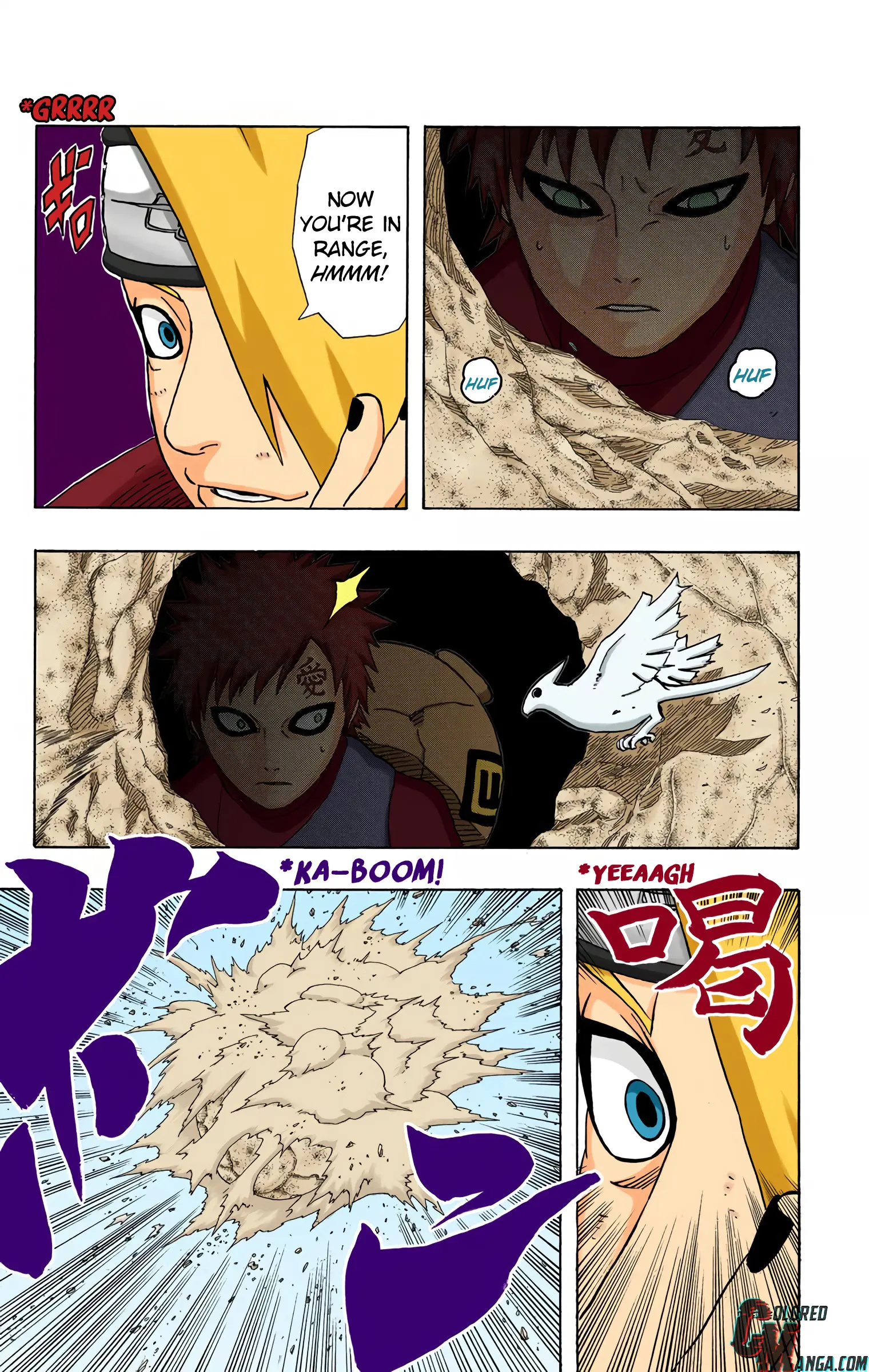 Naruto Colored Manga Online, chapter 249, page 14