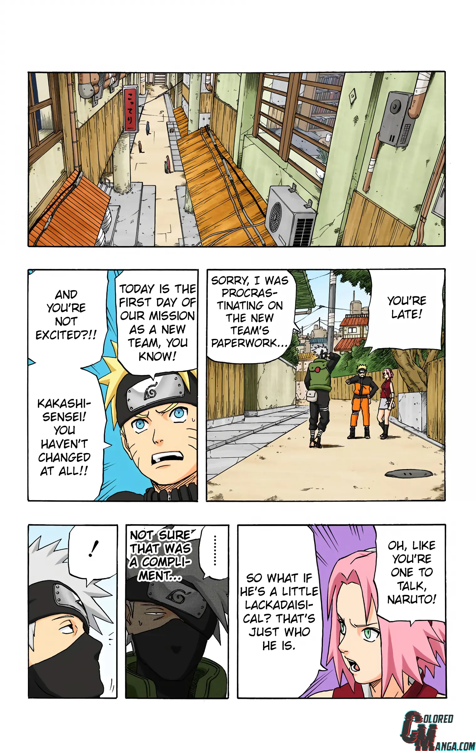 Naruto Colored Manga Online, chapter 250, page 12