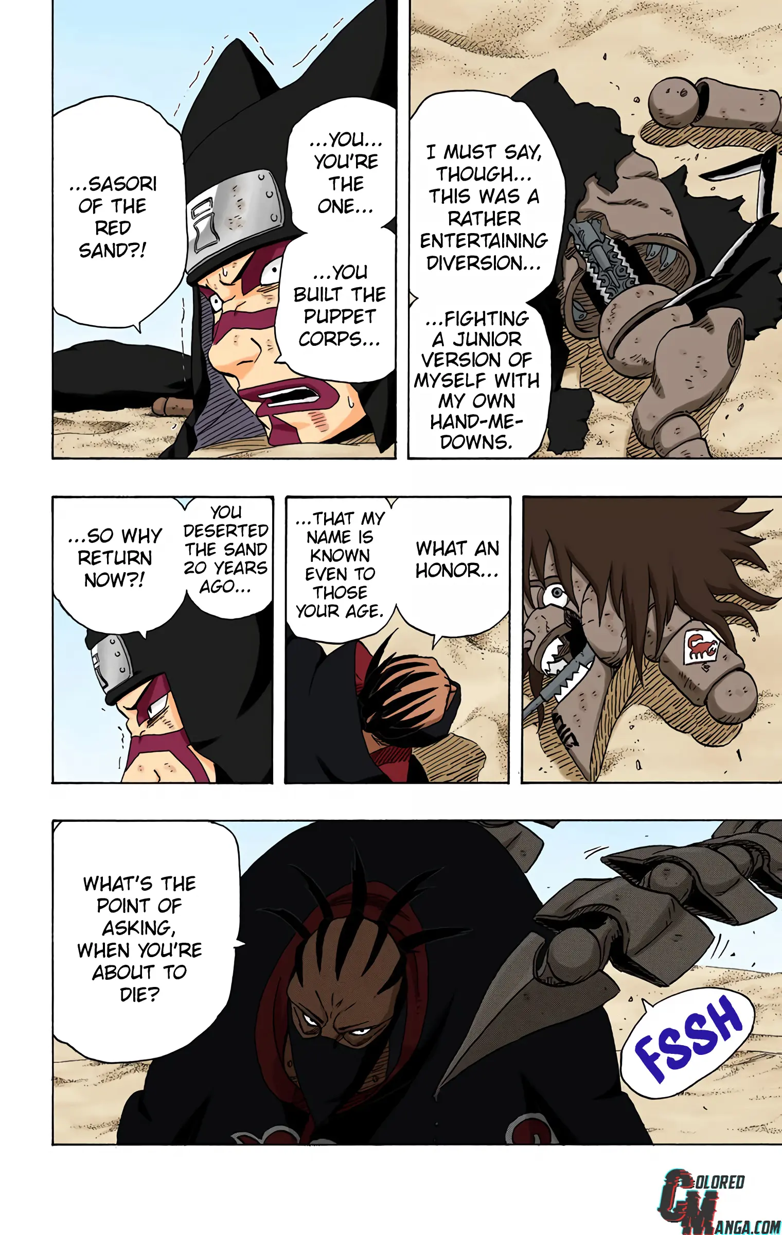 Naruto Colored Manga Online, chapter 251, page 4