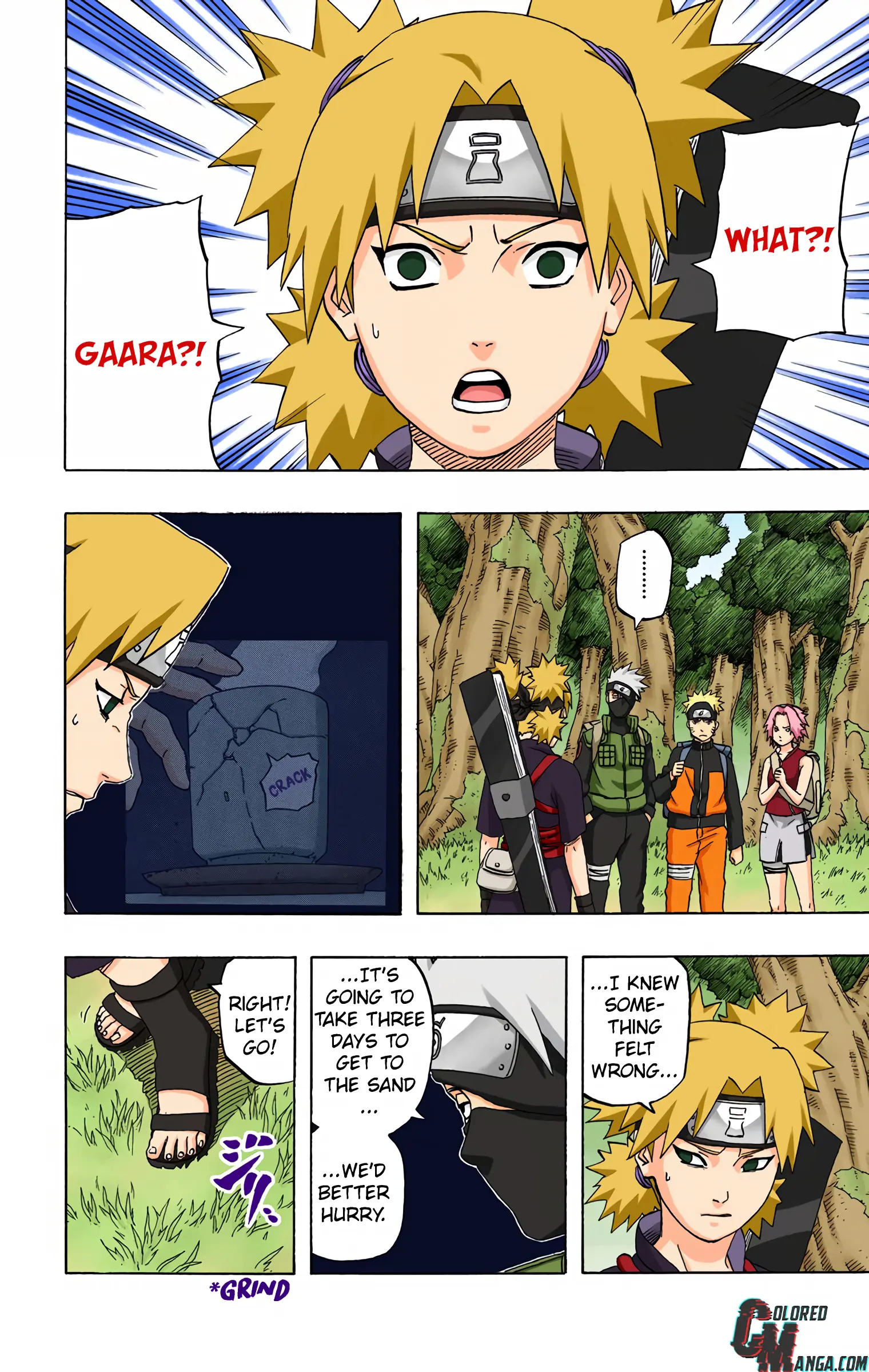 Naruto Colored Manga Online, chapter 252, page 2