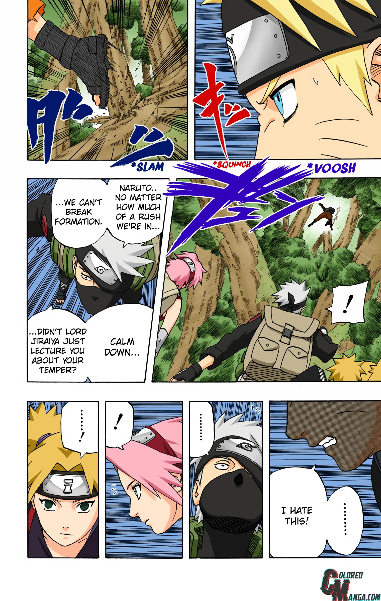 Naruto Colored Manga Online, chapter 252, page 4