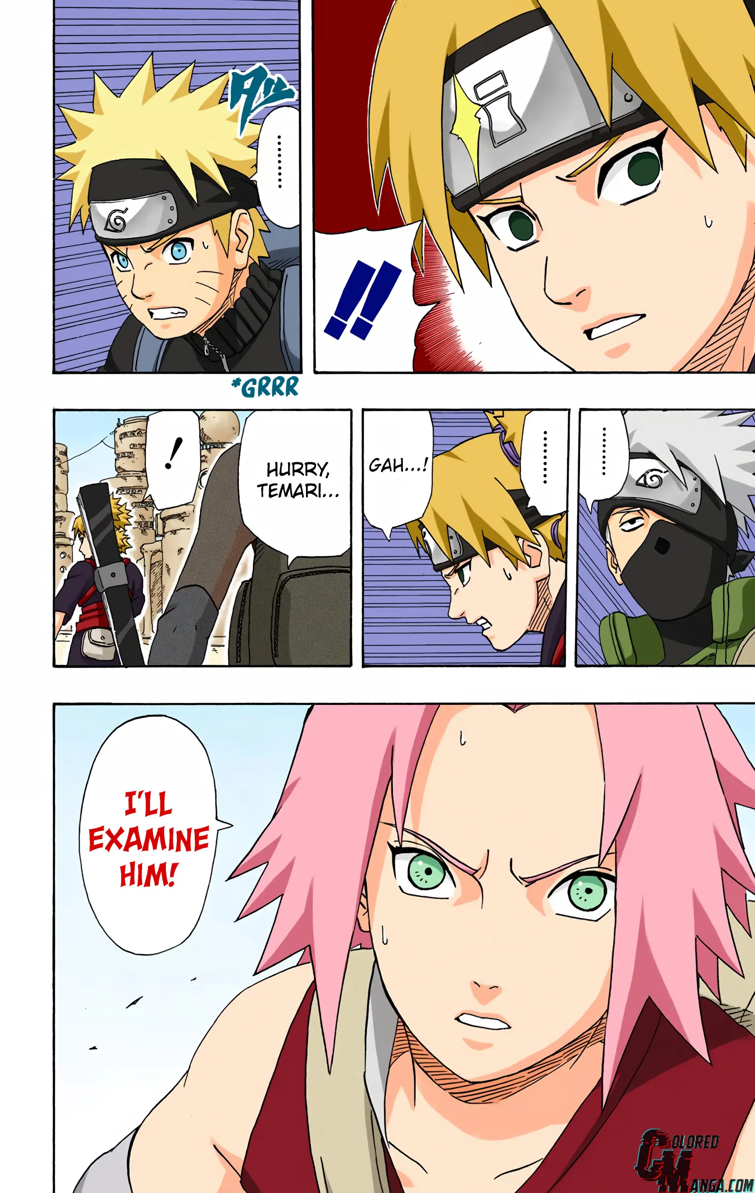 Naruto Colored Manga Online, chapter 253, page 8