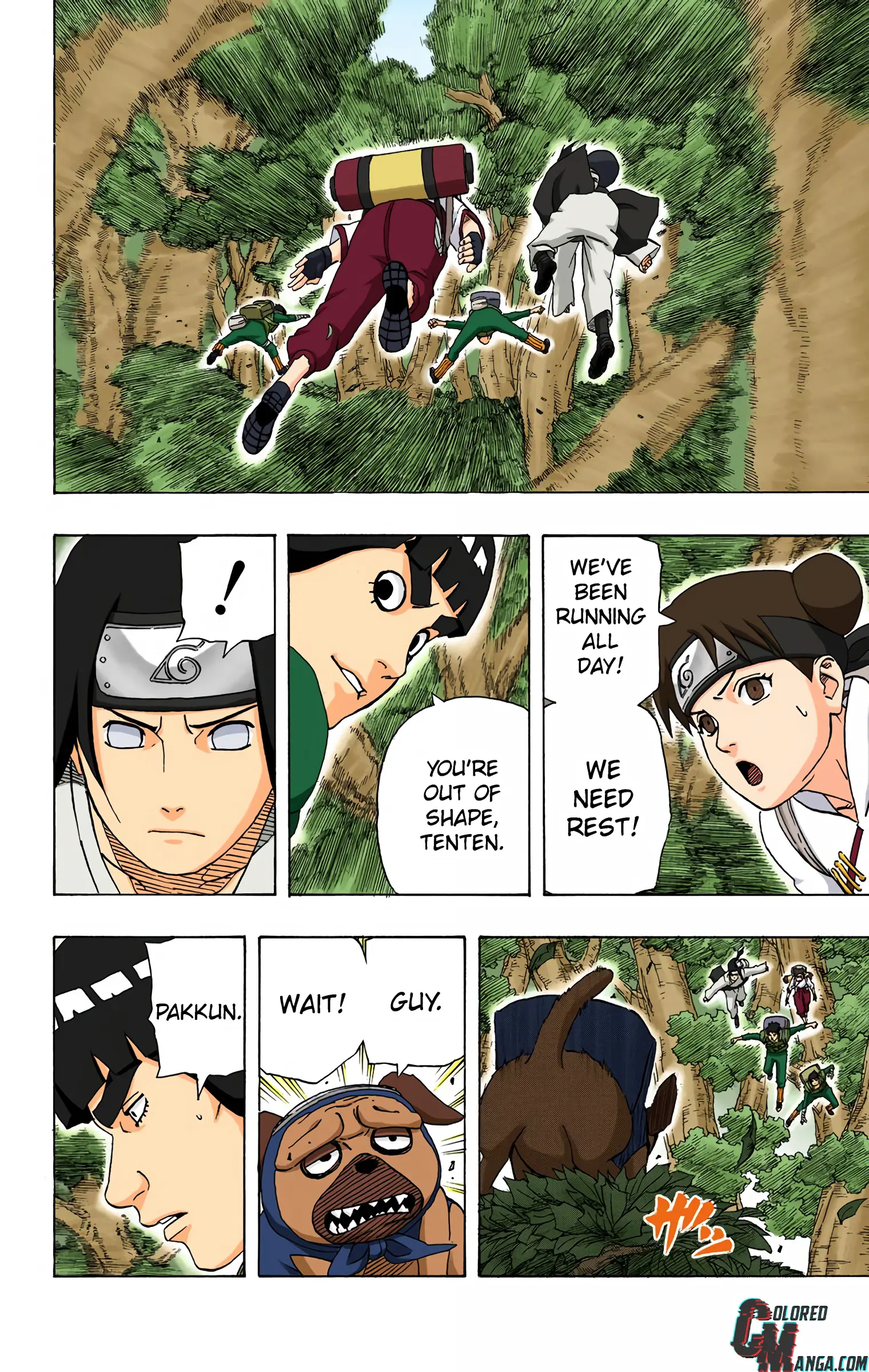 Naruto Colored Manga Online, chapter 255, page 8