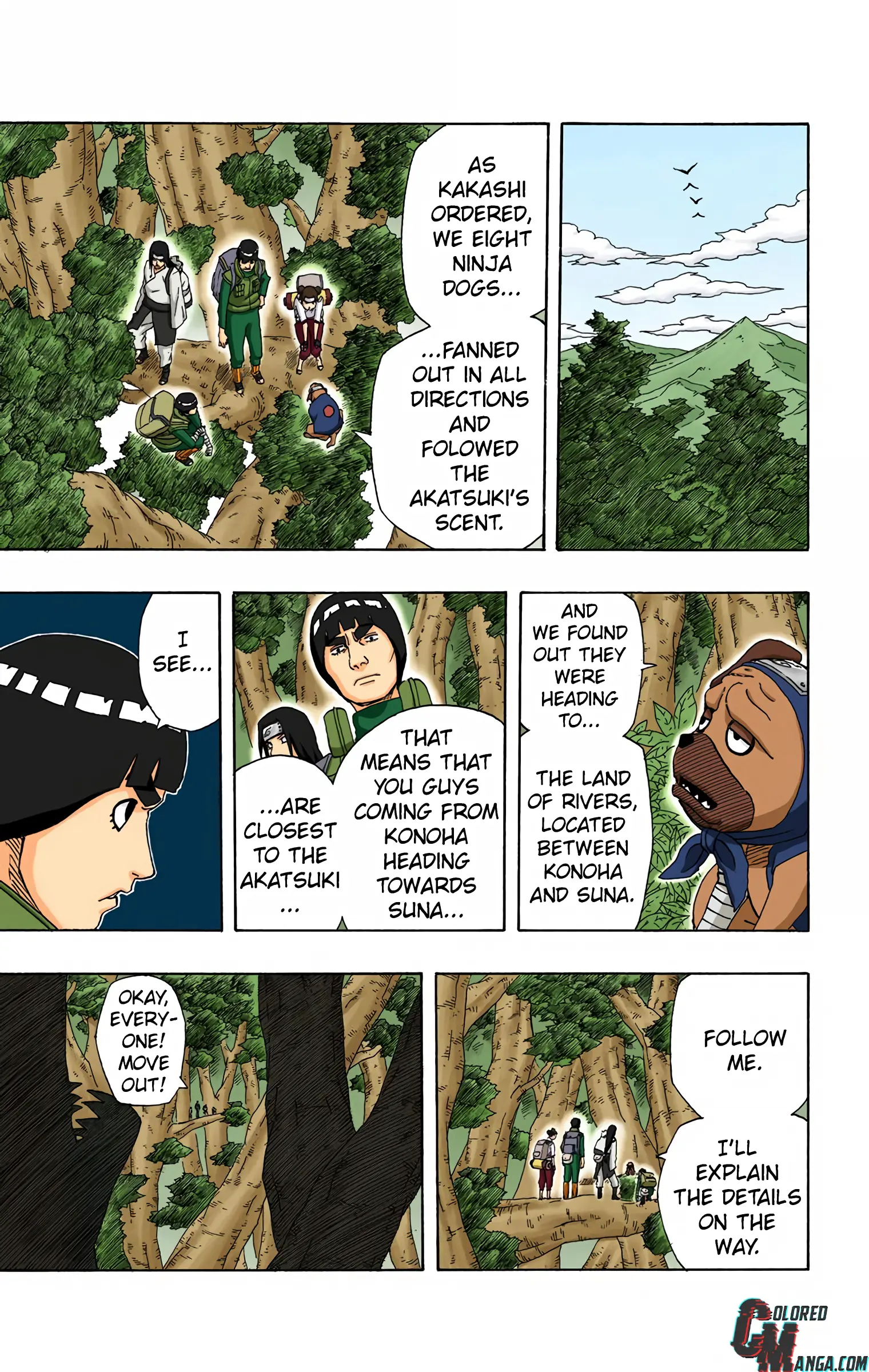 Naruto Colored Manga Online, chapter 255, page 9