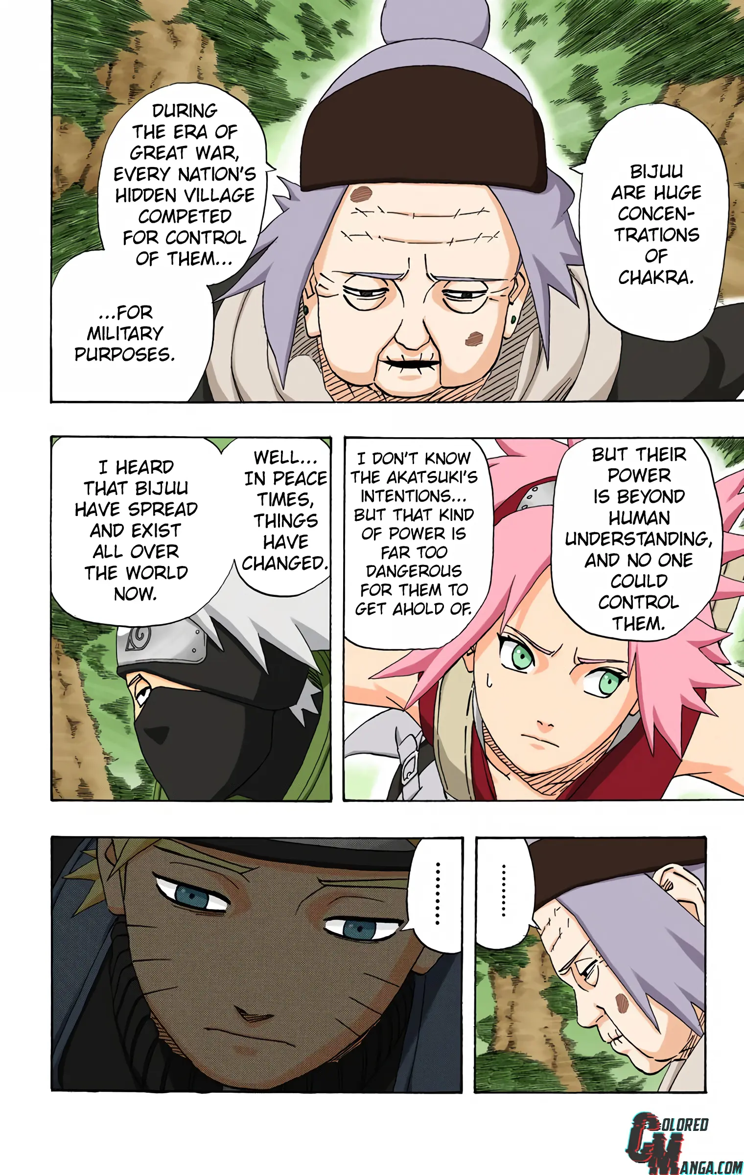 Naruto Colored Manga Online, chapter 256, page 13