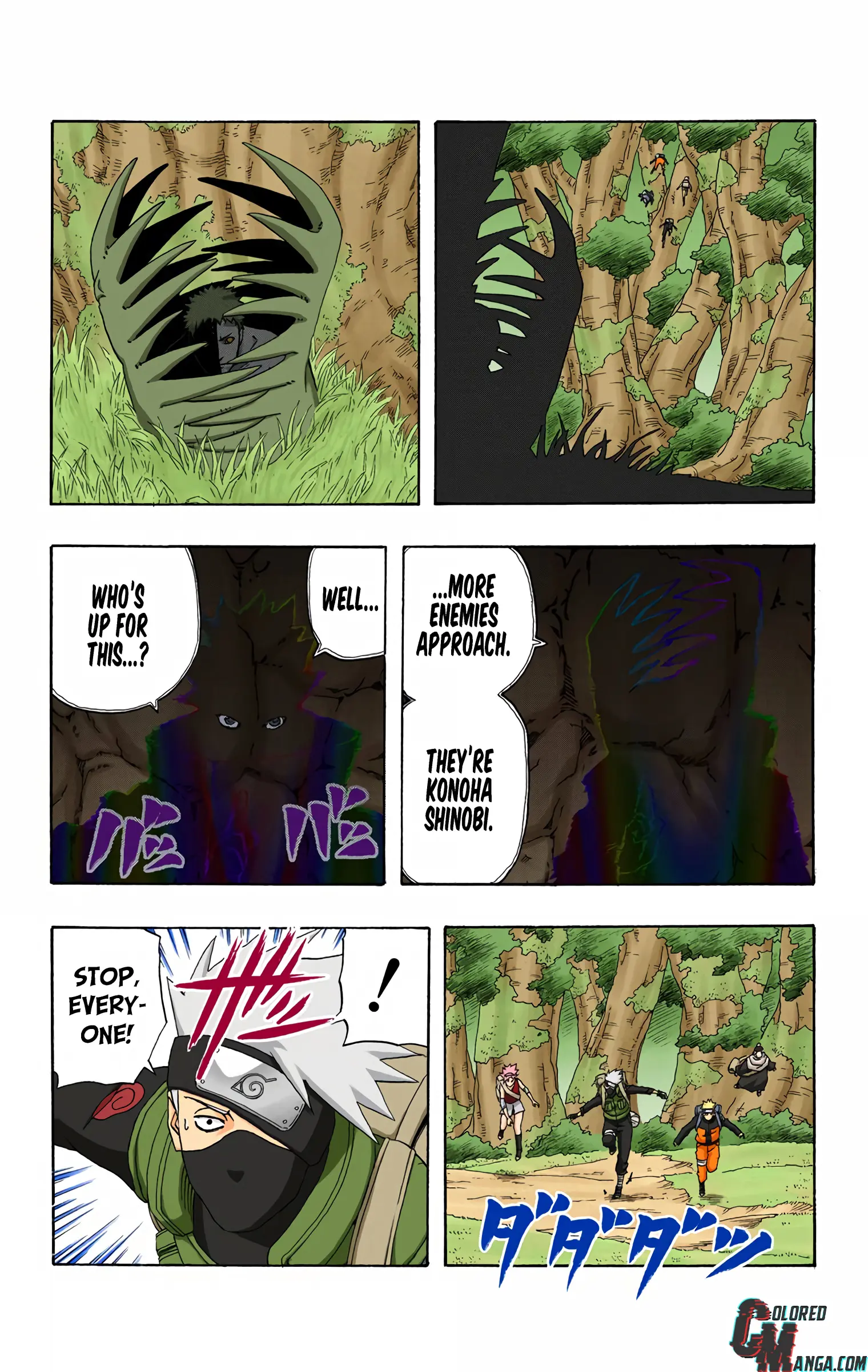 Naruto Colored Manga Online, chapter 256, page 16