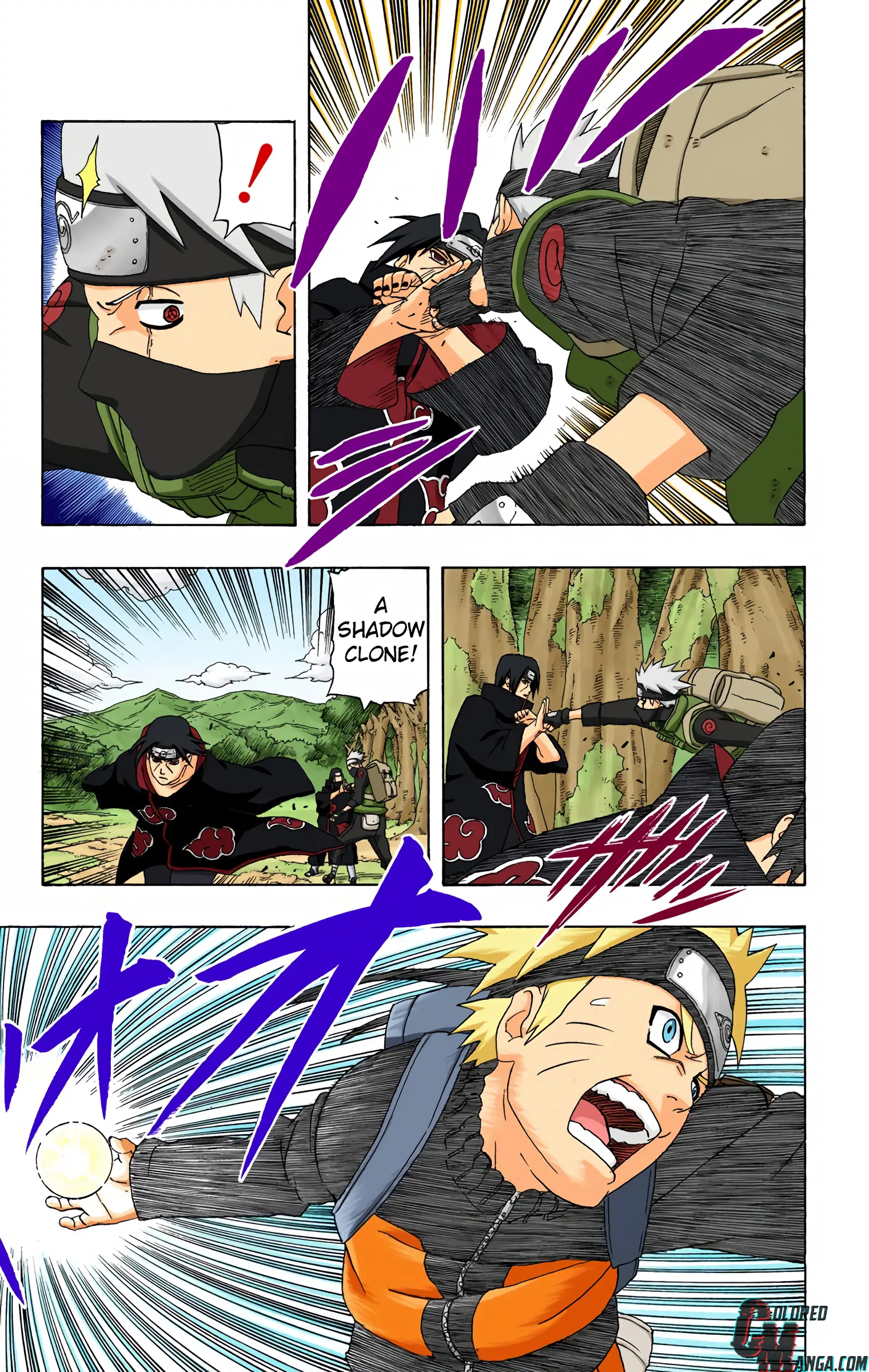 Naruto Colored Manga Online, chapter 258, page 5