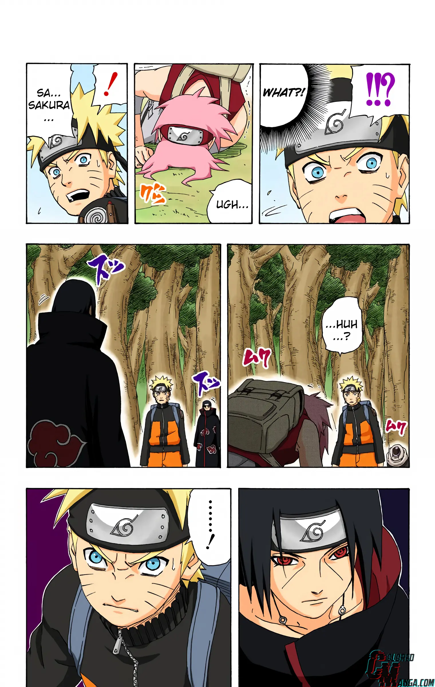Naruto Colored Manga Online, chapter 258, page 7