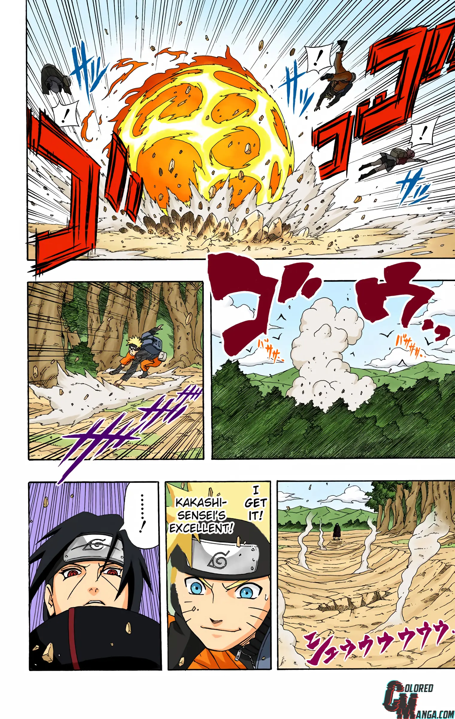 Naruto Colored Manga Online, chapter 260, page 4