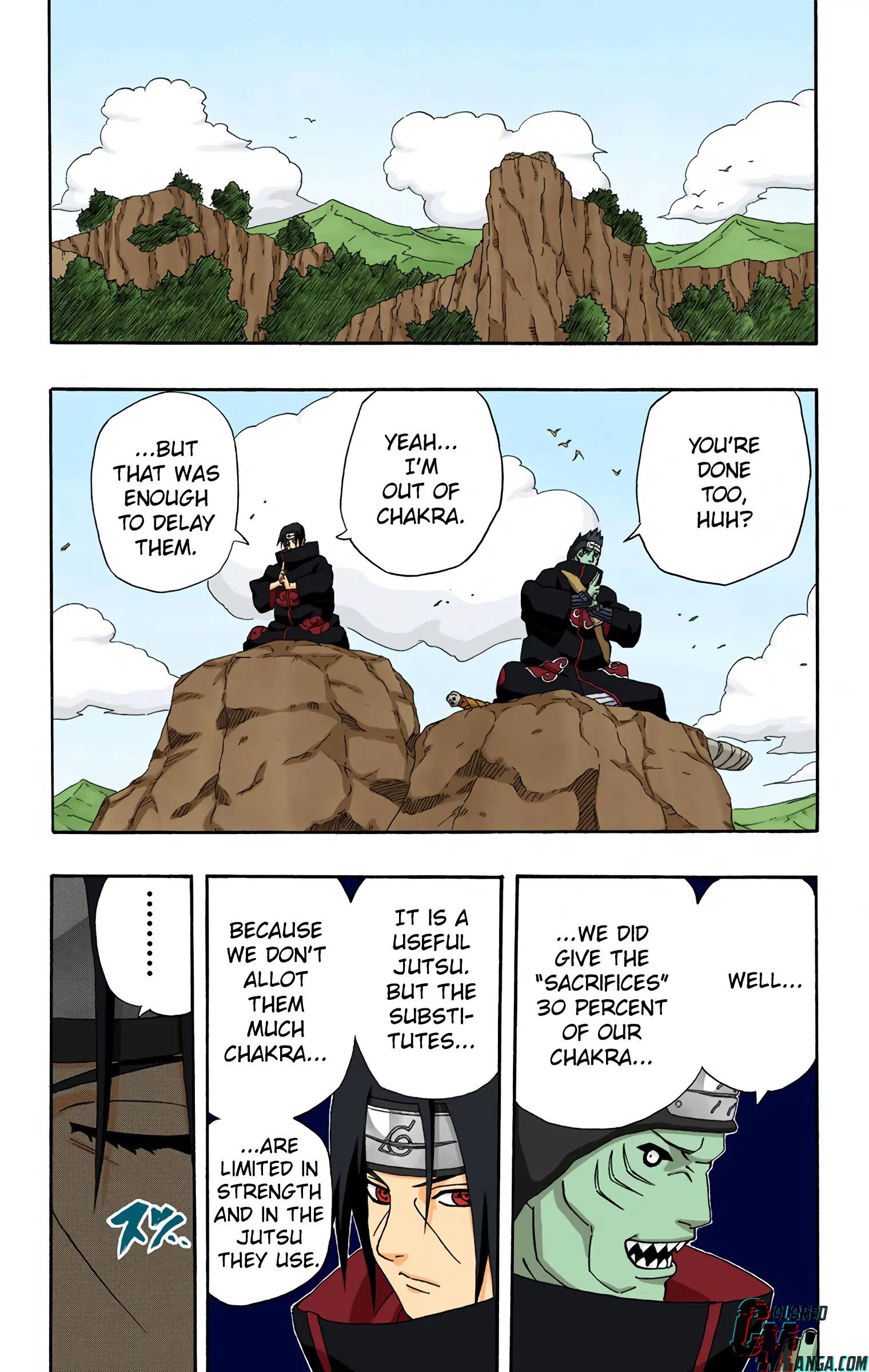 Naruto Colored Manga Online, chapter 260, page 16
