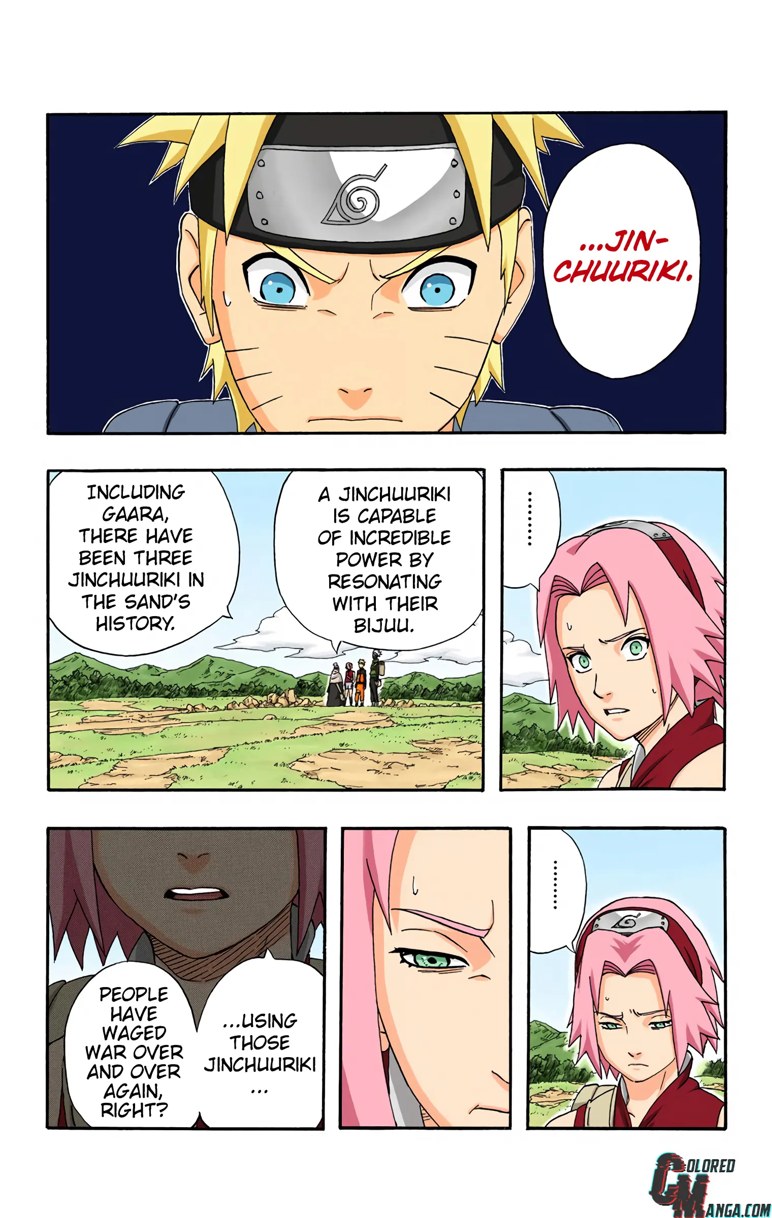 Naruto Colored Manga Online, chapter 261, page 5