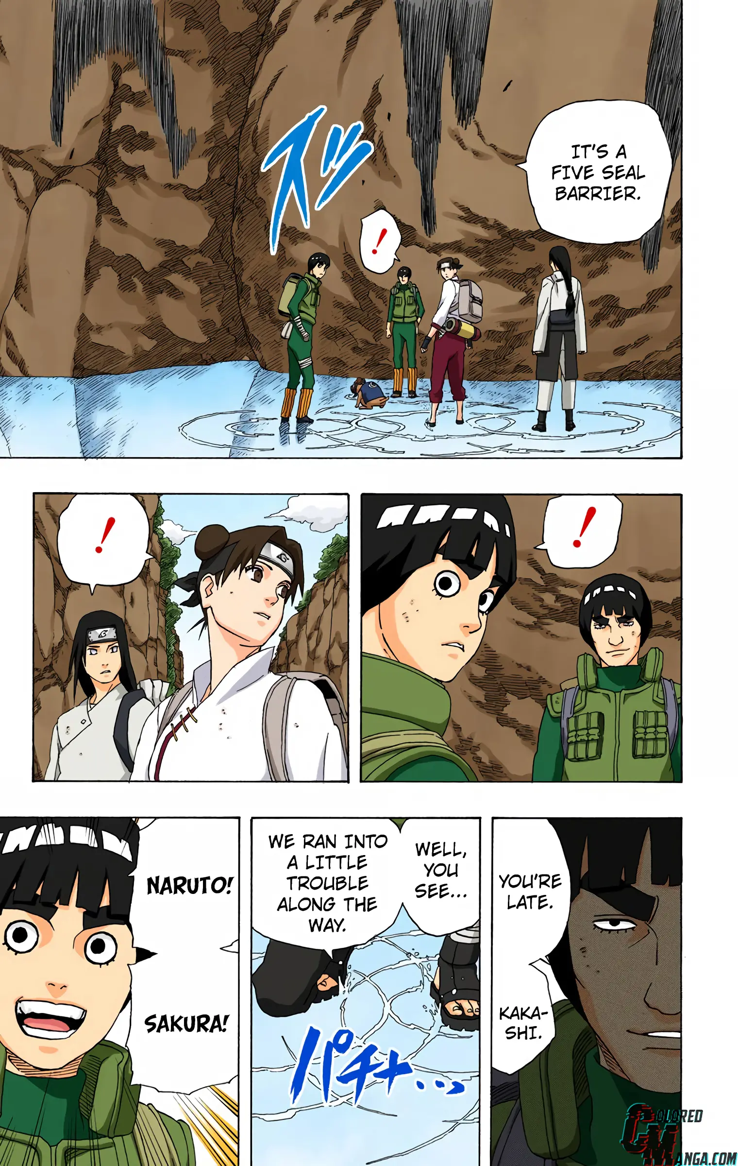 Naruto Colored Manga Online, chapter 262, page 17