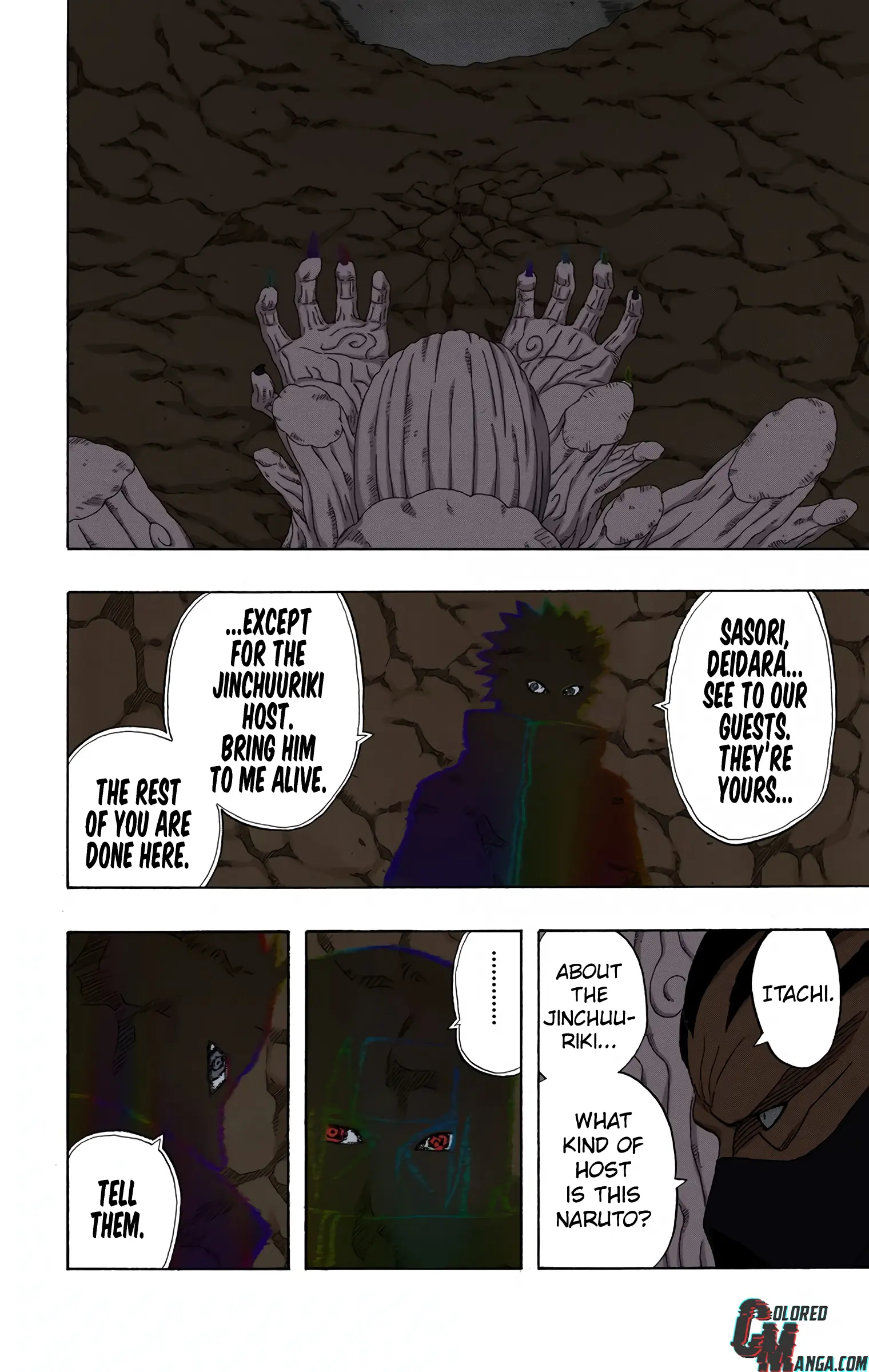 Naruto Colored Manga Online, chapter 263, page 7