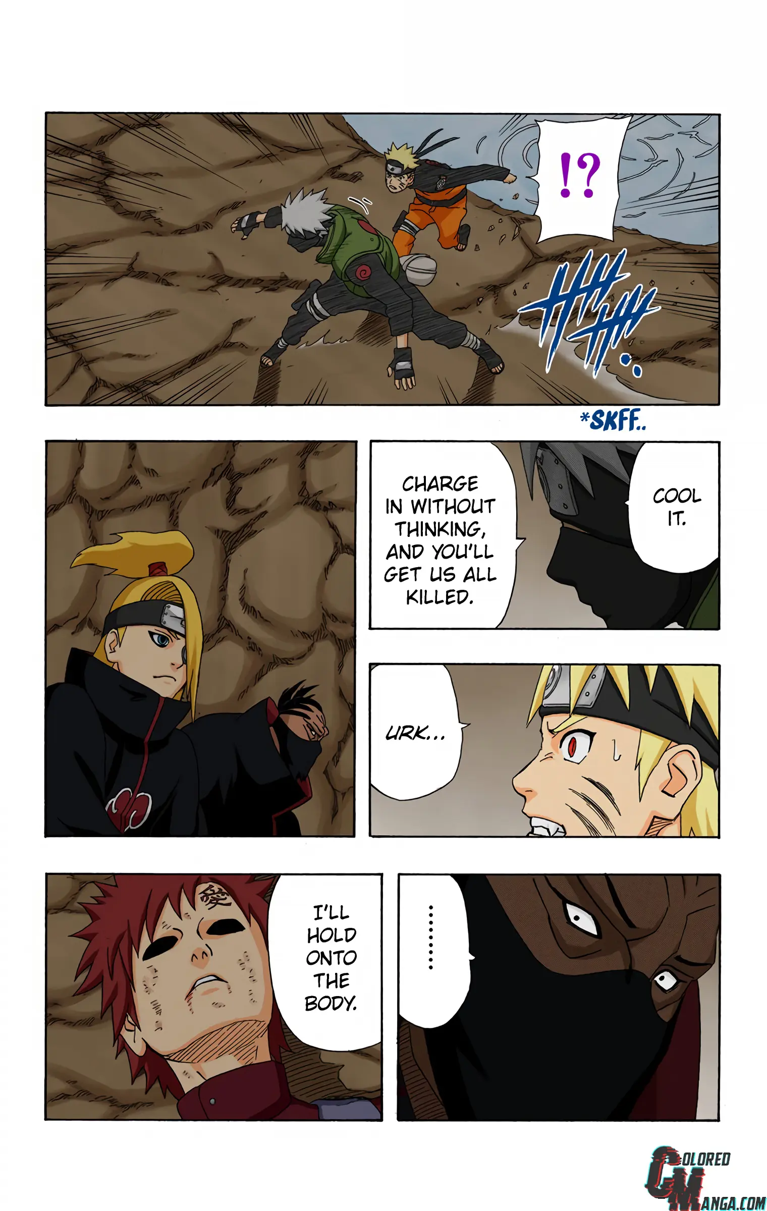 Naruto Colored Manga Online, chapter 264, page 5