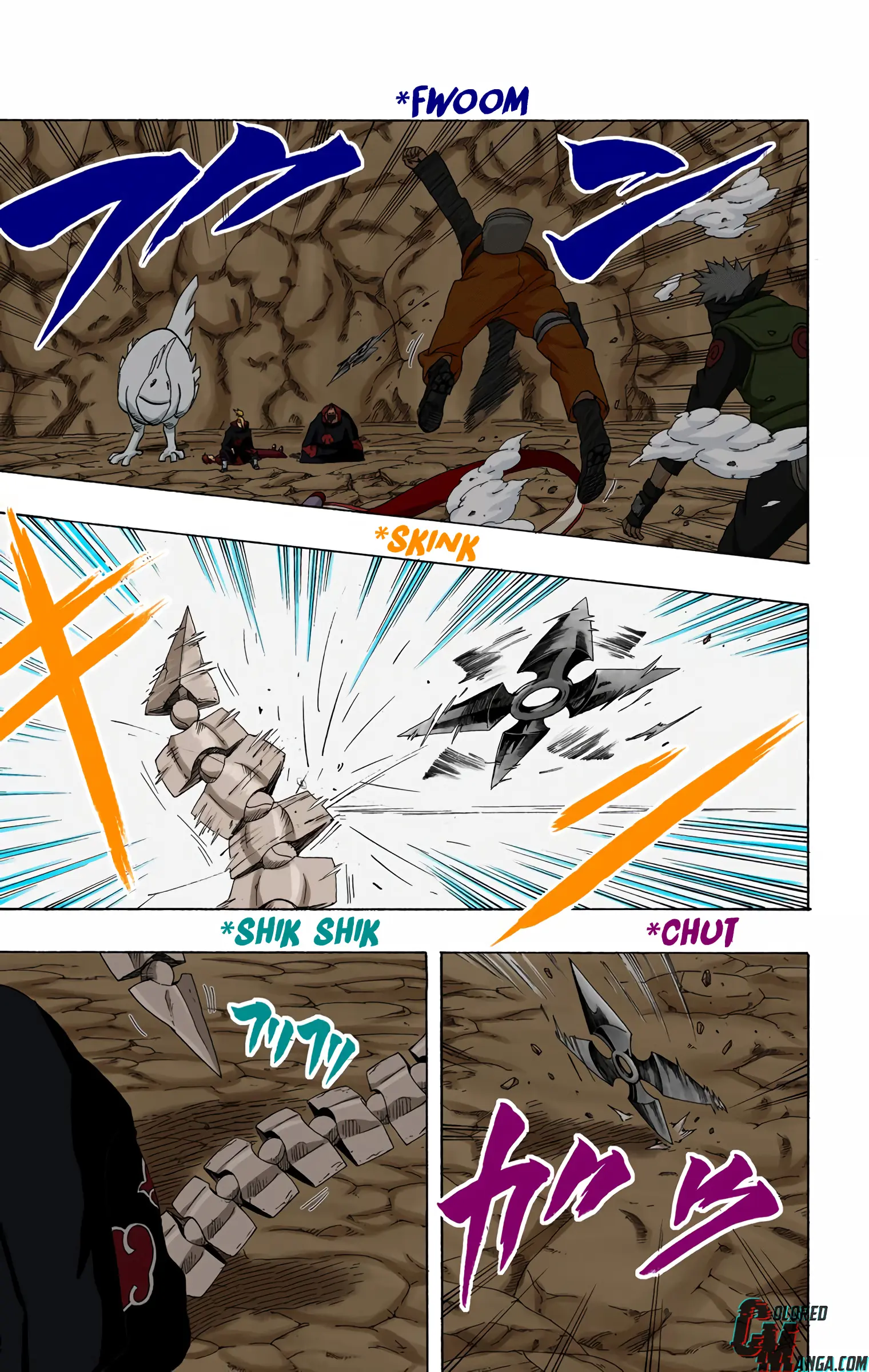 Naruto Colored Manga Online, chapter 264, page 9