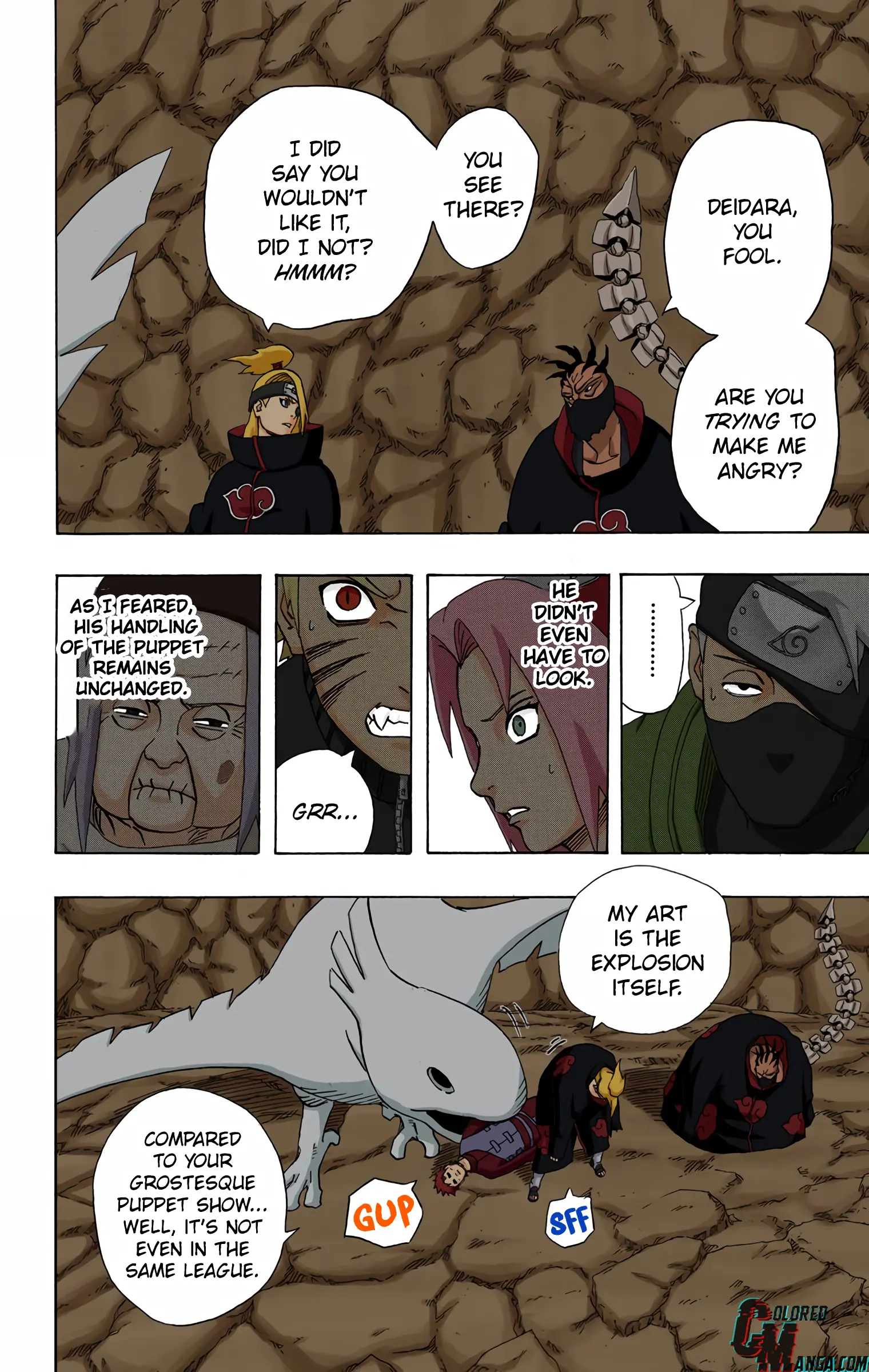 Naruto Colored Manga Online, chapter 264, page 10