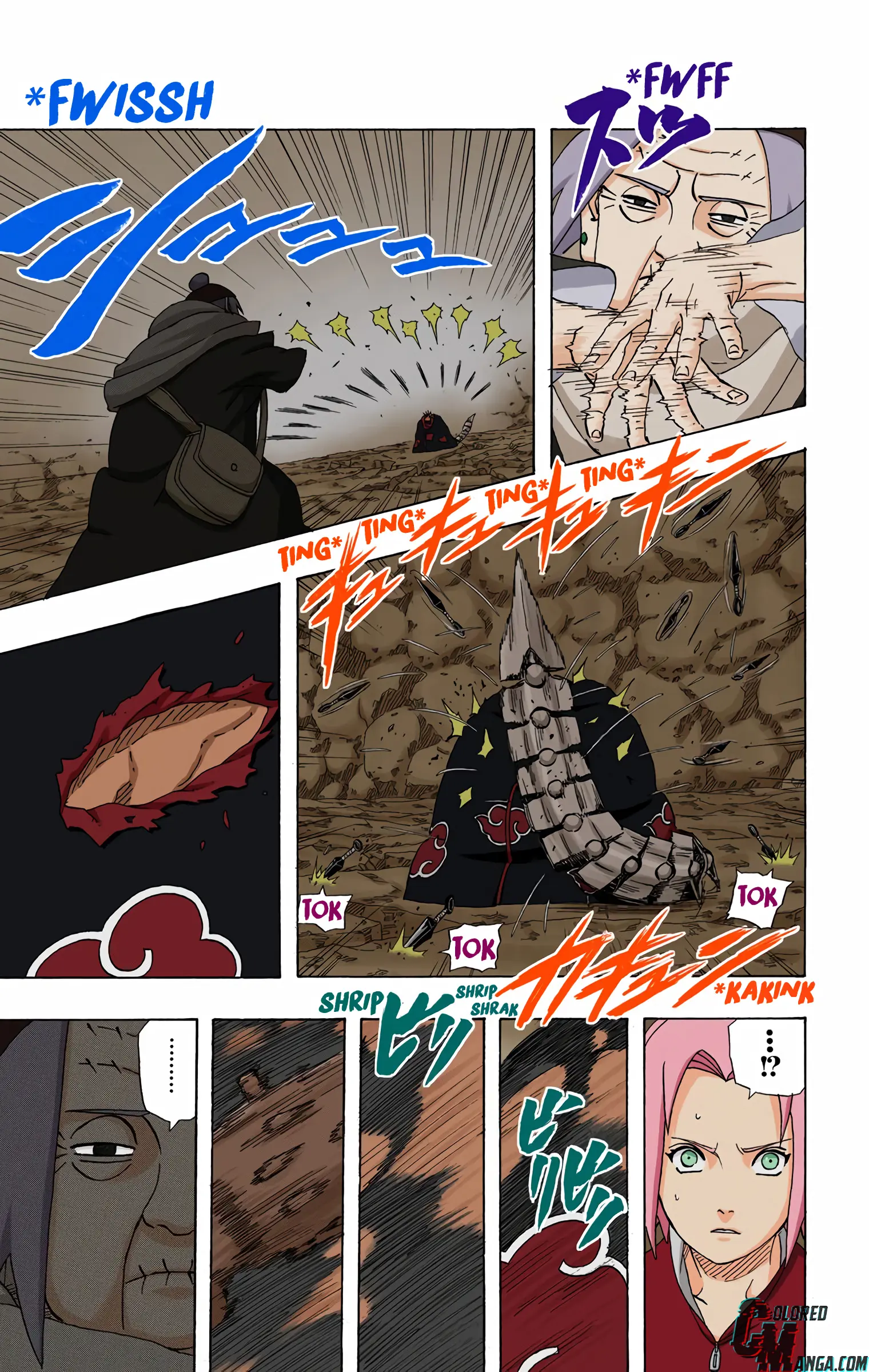 Naruto Colored Manga Online, chapter 264, page 17