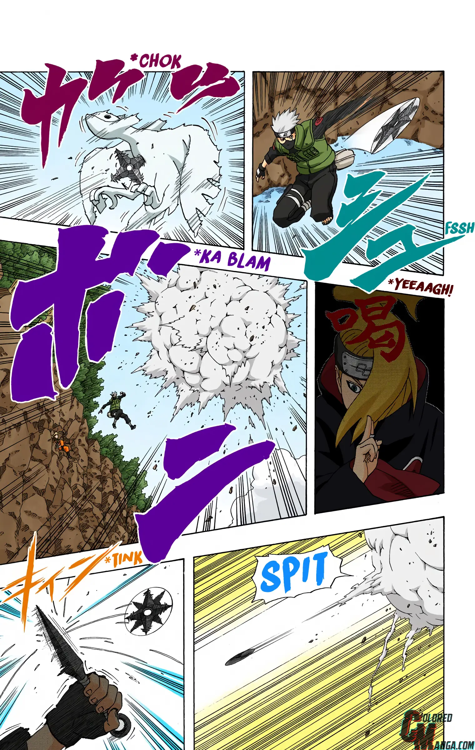 Naruto Colored Manga Online, chapter 266, page 13