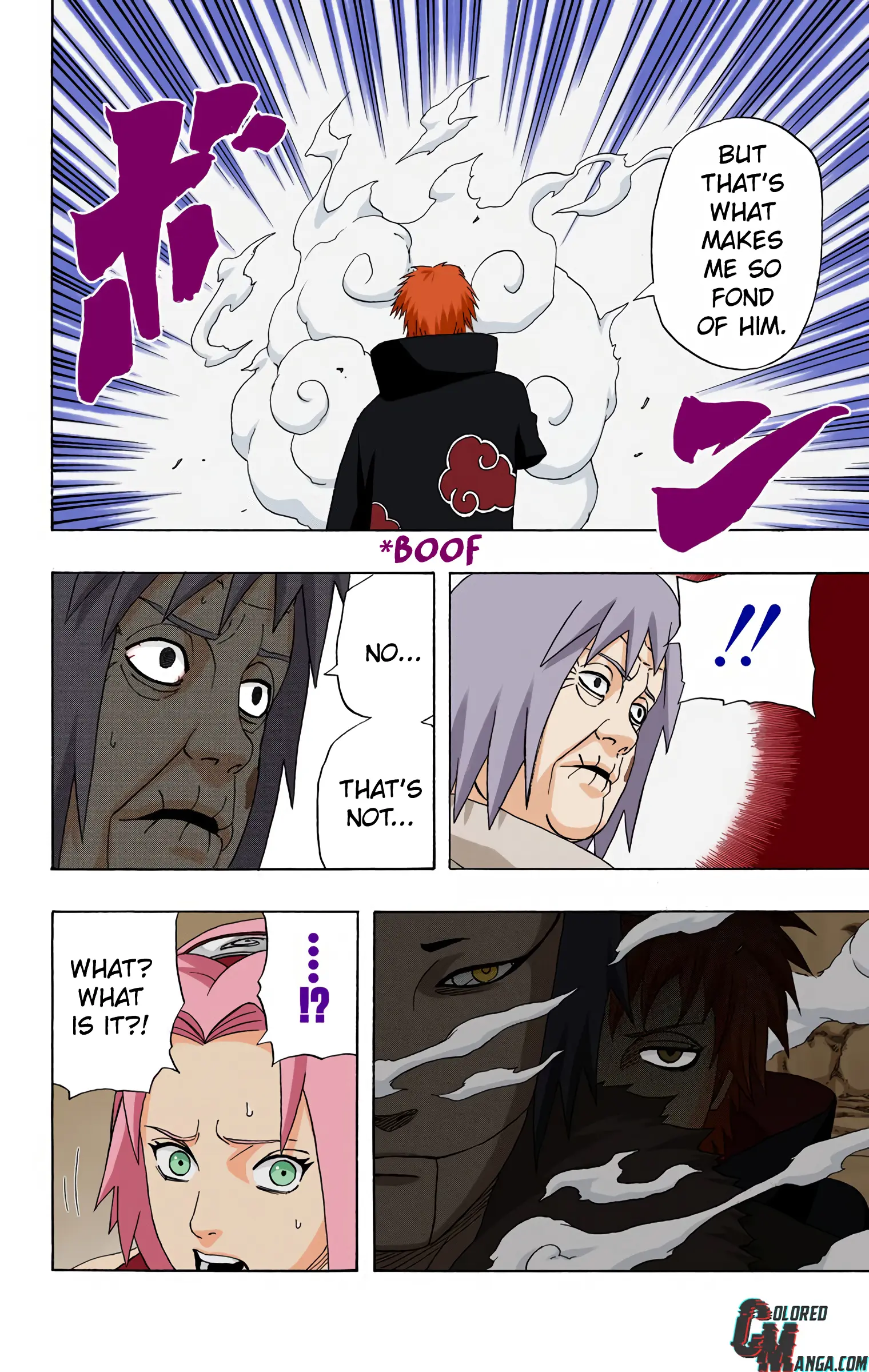 Naruto Colored Manga Online, chapter 266, page 18