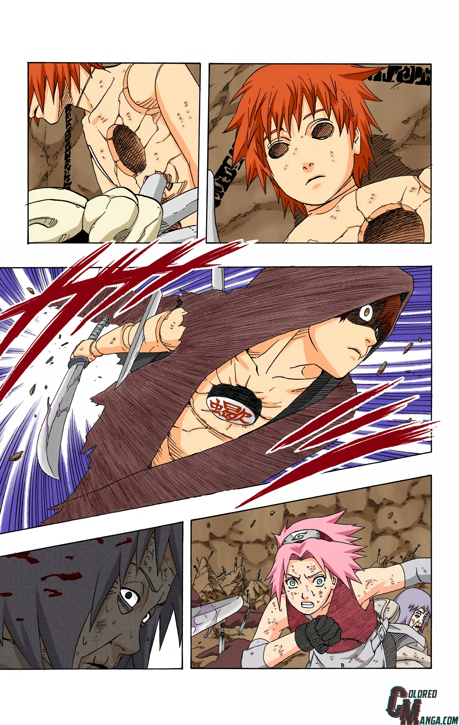 Naruto Colored Manga Online, chapter 273, page 17