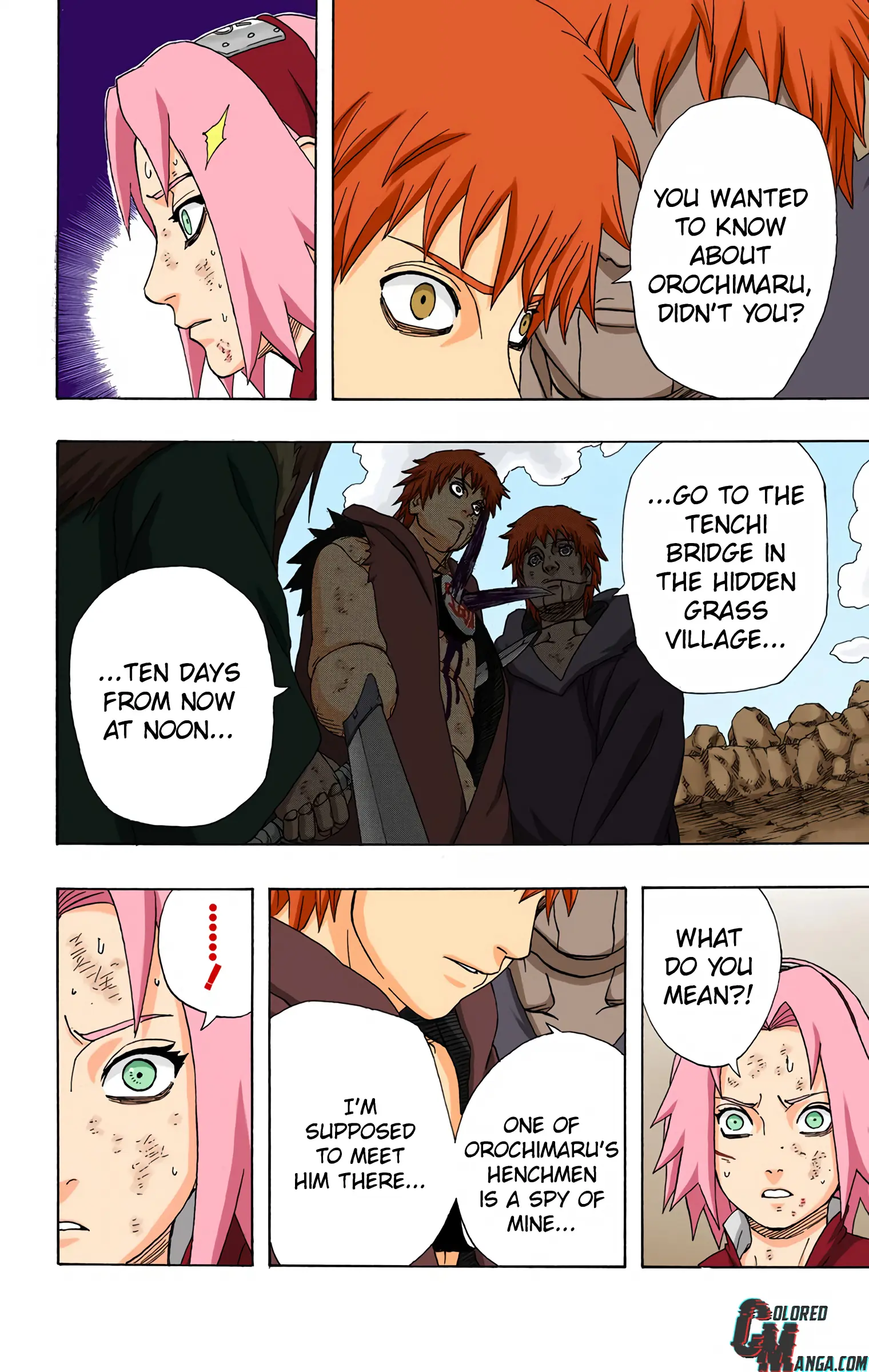 Naruto Colored Manga Online, chapter 275, page 10