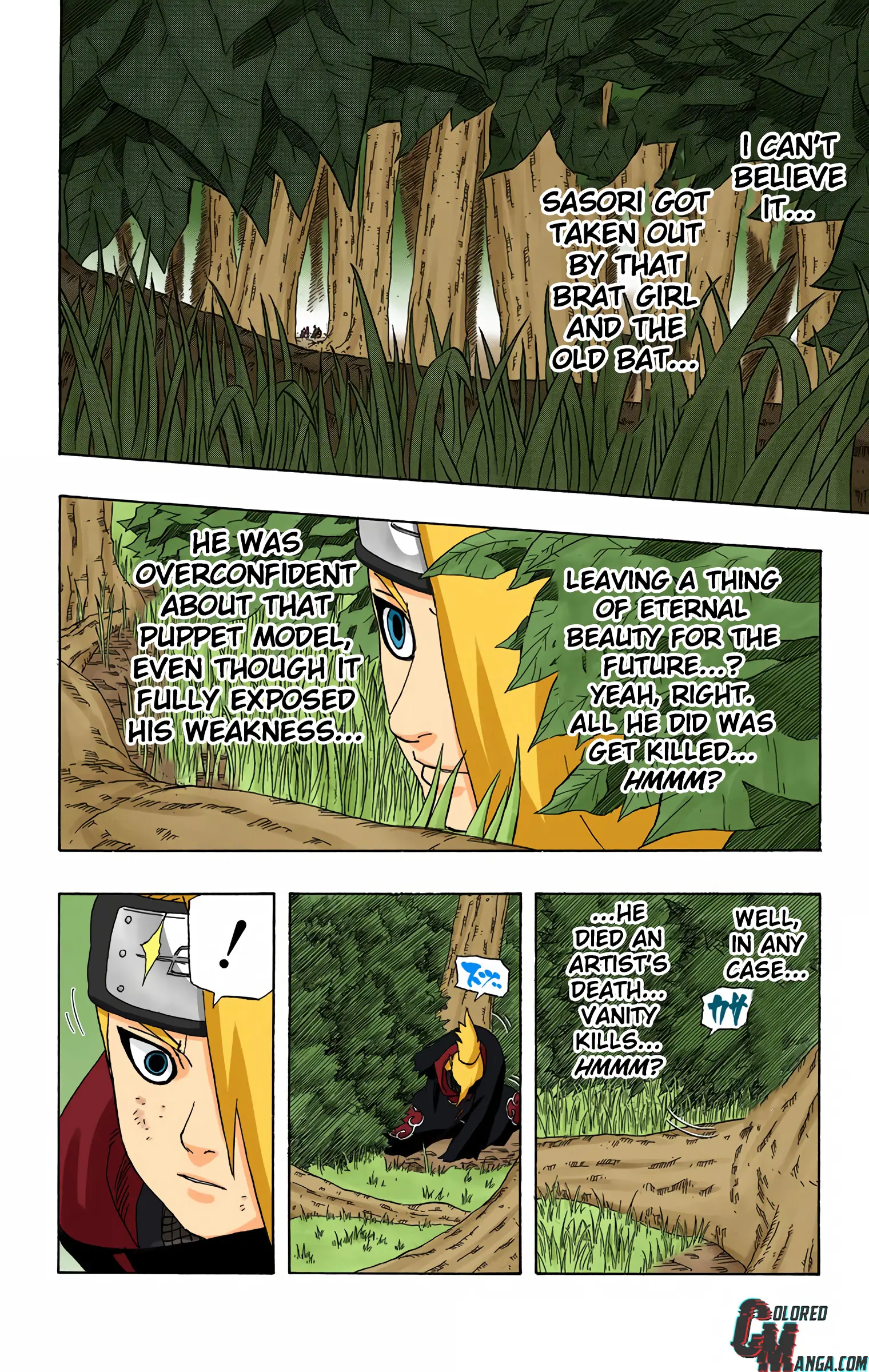 Naruto Colored Manga Online, chapter 277, page 14