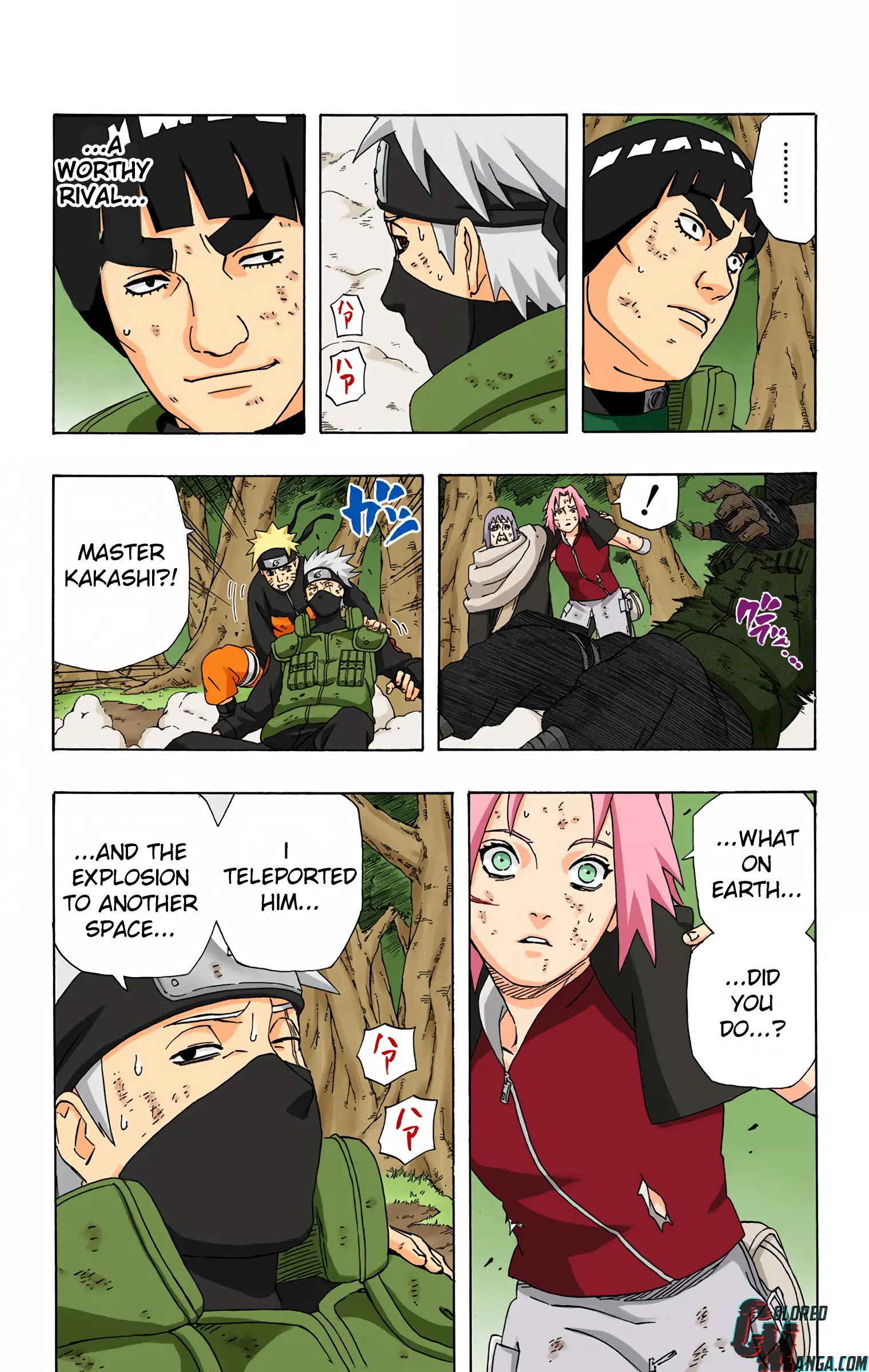 Naruto Colored Manga Online, chapter 278, page 7